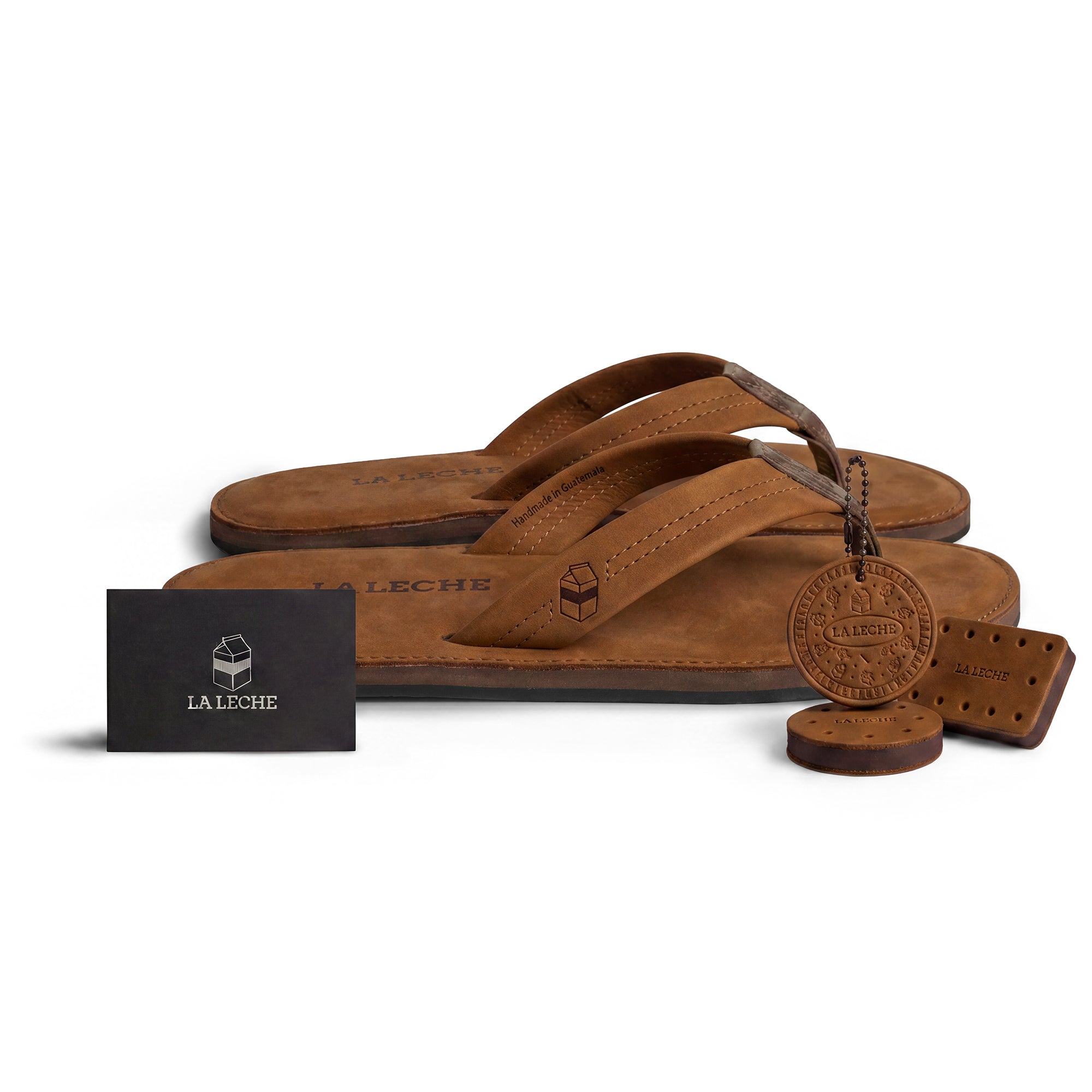 The South Shore Padded Leather Flip Flop