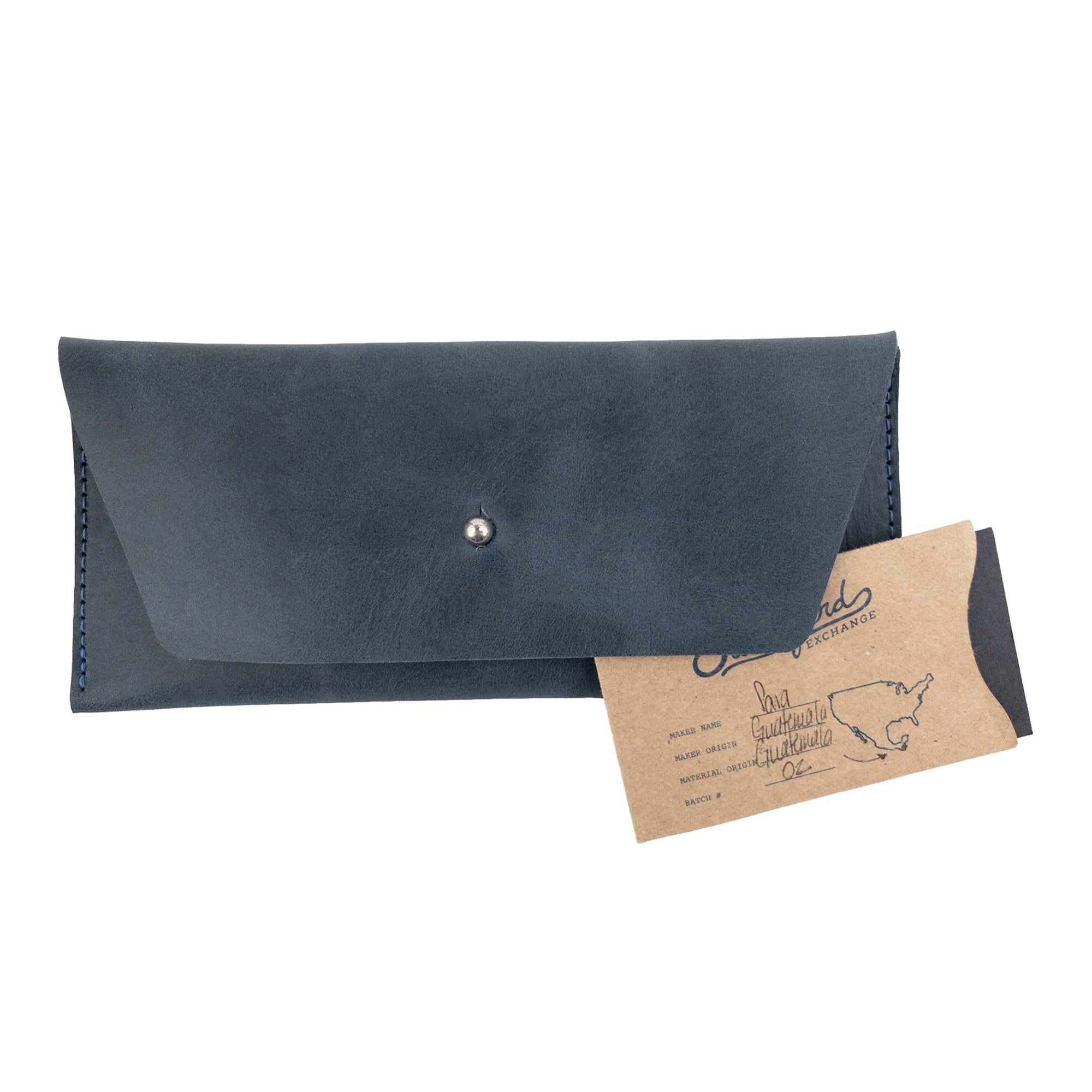 Showcasing the maroon Long Utility Pouch by Hide & Drink with a gift card, a perfect gift idea for loved ones. Functional and fashionable for daily use.