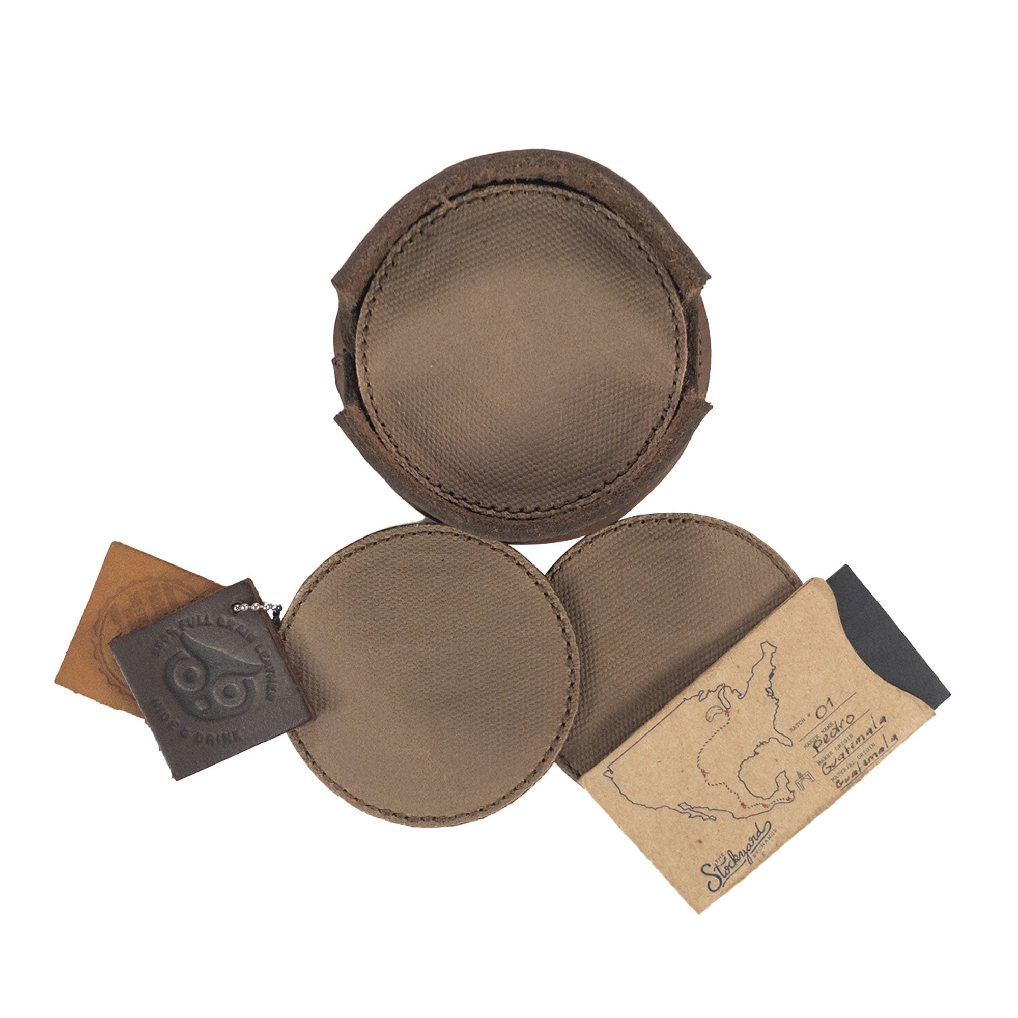 Coasters Set (8-Pack) - Stockyard X 'The Leather Store'