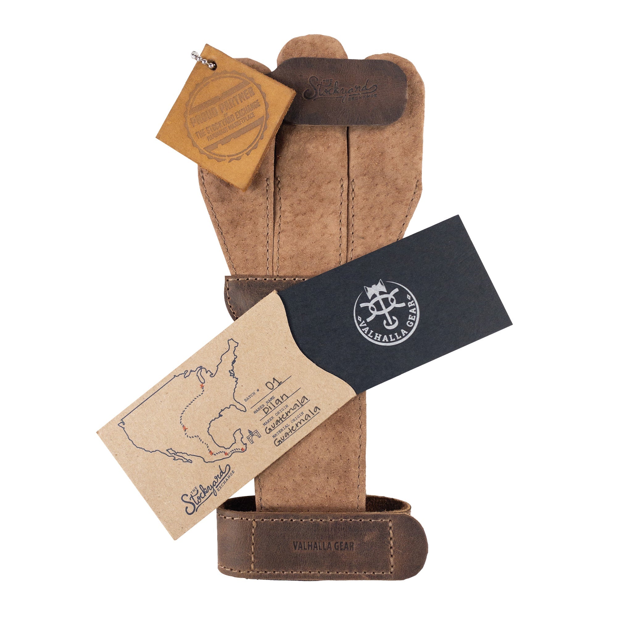 Three-Finger Archery Shooting Glove - Stockyard X 'The Leather Store'