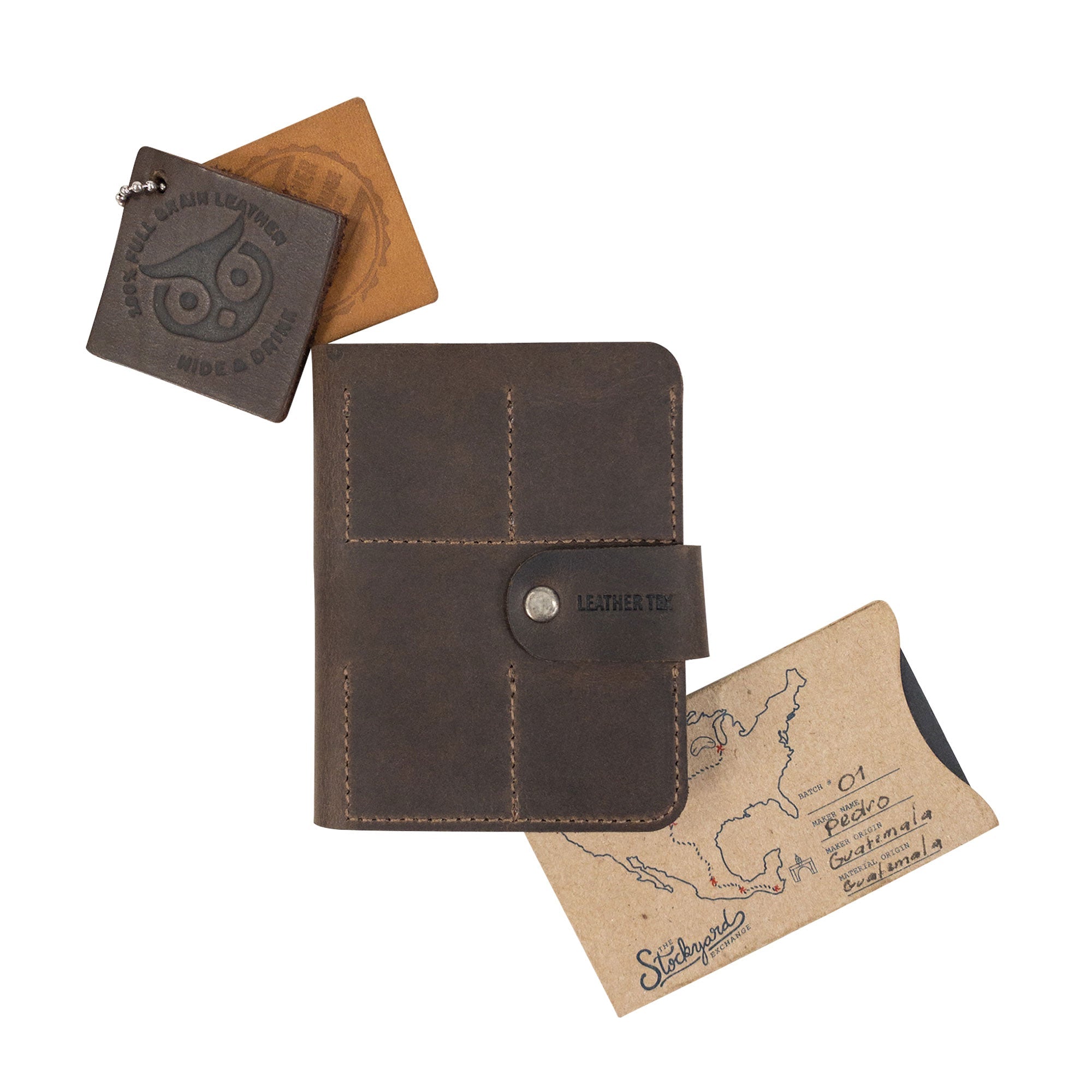 SD Card Bag with 8 Slots (SD Cards not Included) - Stockyard X 'The Leather Store'
