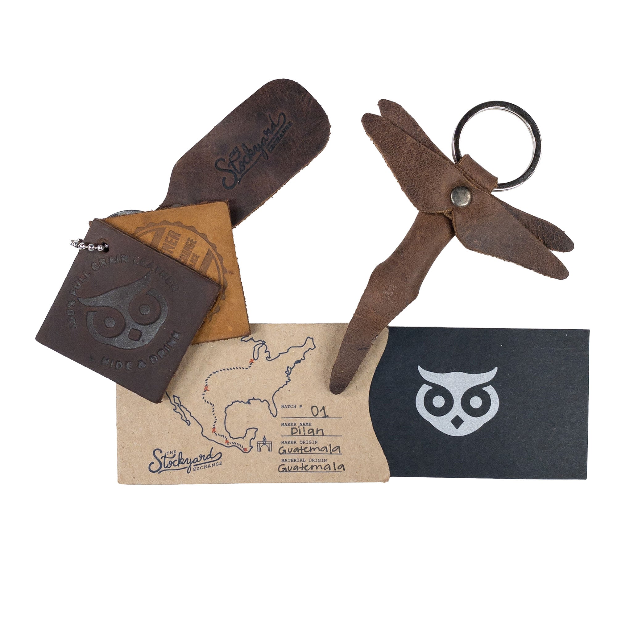 Dragonfly Keychain - Stockyard X 'The Leather Store'
