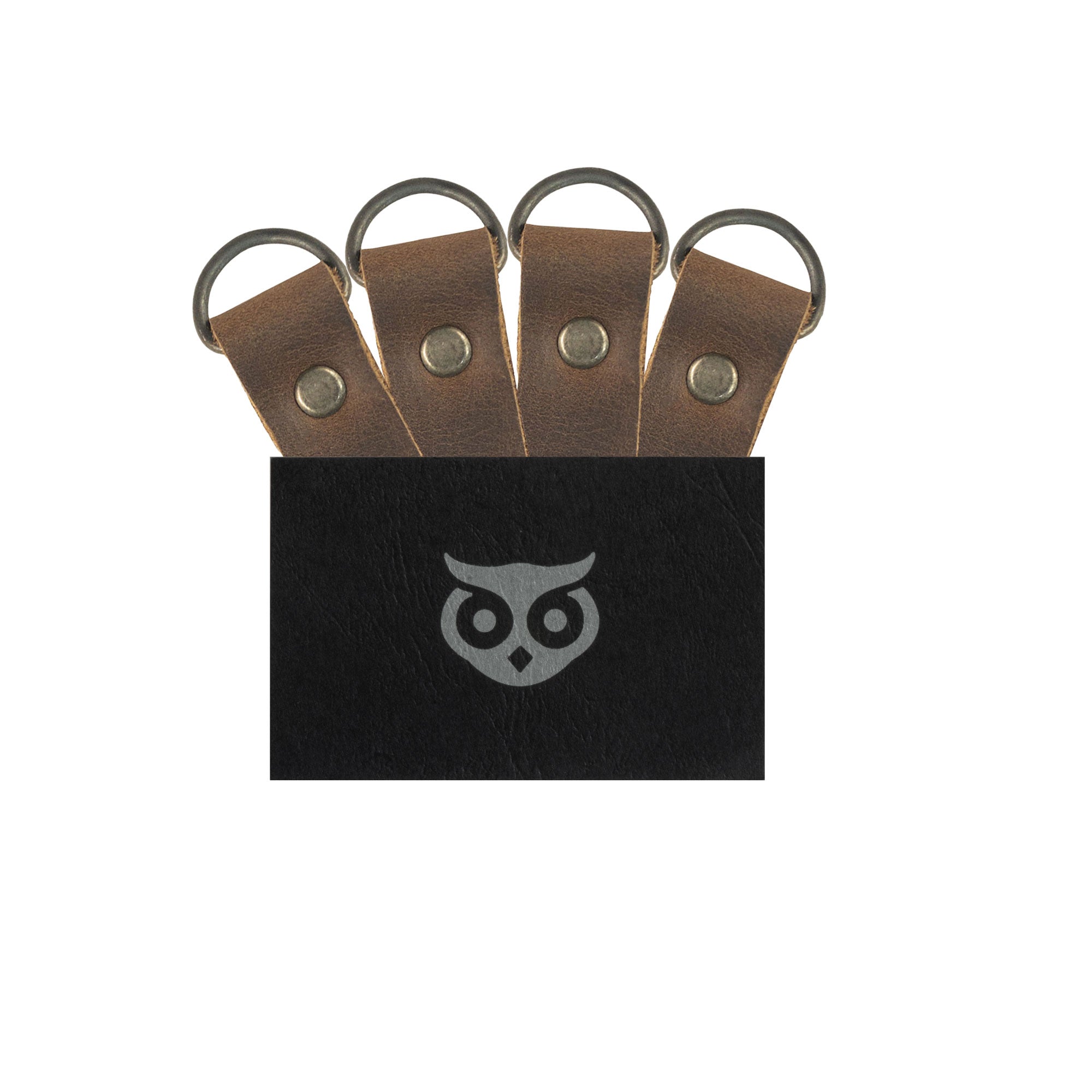 Set of 4 Riveted Suspender Loop Attachments