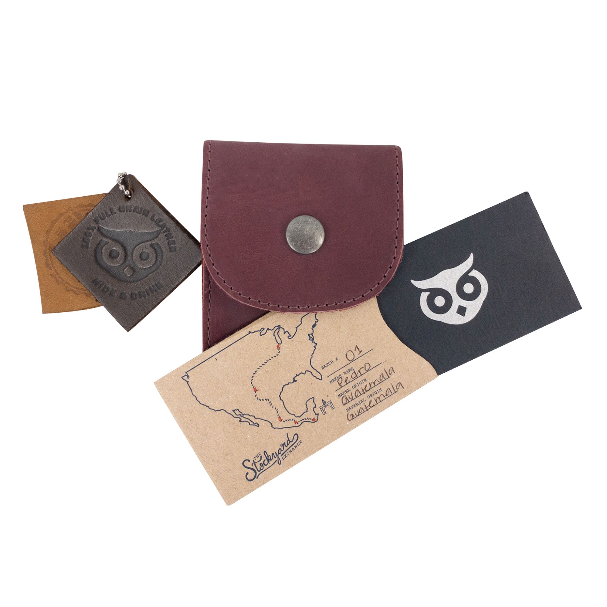 Holster Pouch by Hide & Drink worn on a belt, emphasizing its practical and stylish design. Made from durable full grain leather, this pouch is ideal for daily organization of personal items.
