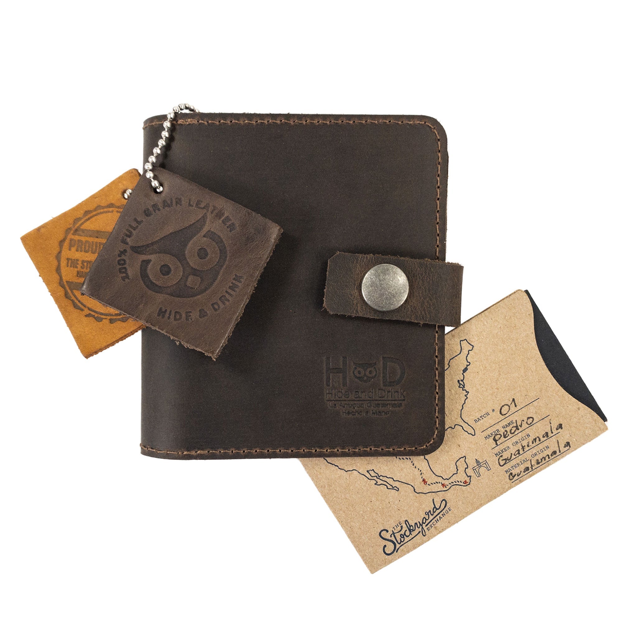 Guitar Pick & String Wallet - Stockyard X 'The Leather Store'