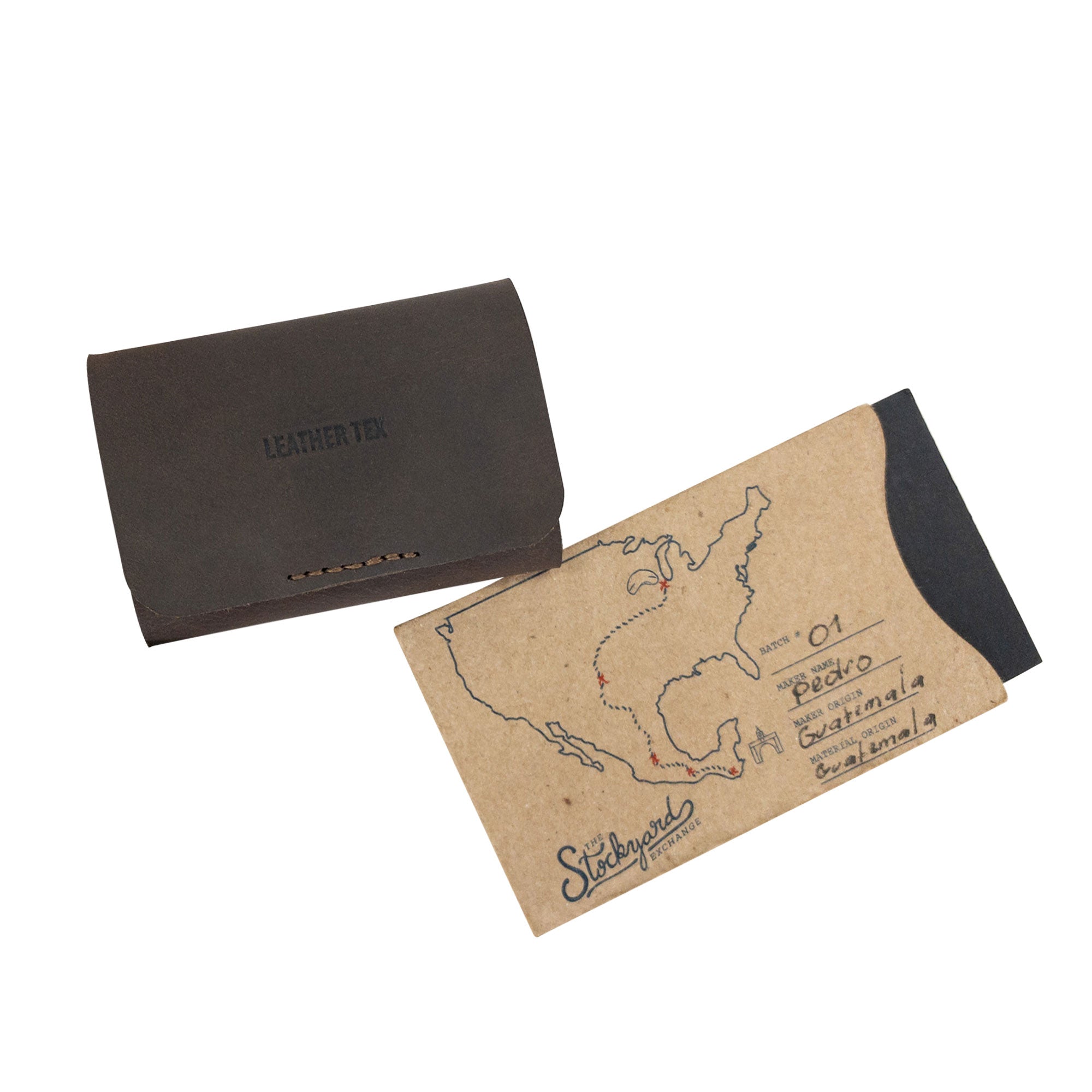 Small SD Card Bag with 4 Slots - Stockyard X 'The Leather Store'