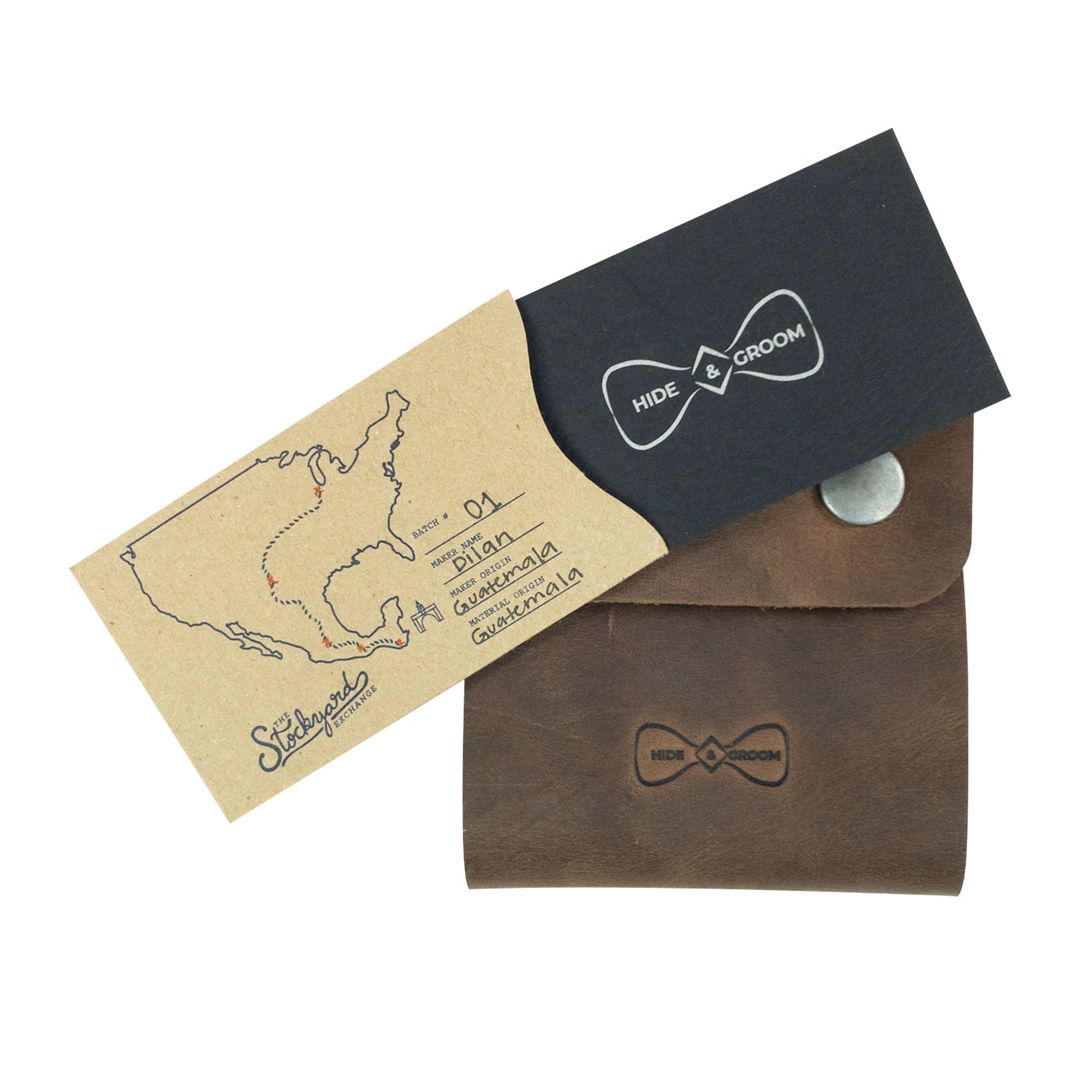 Rustic Case for Cufflinks - Stockyard X 'The Leather Store'
