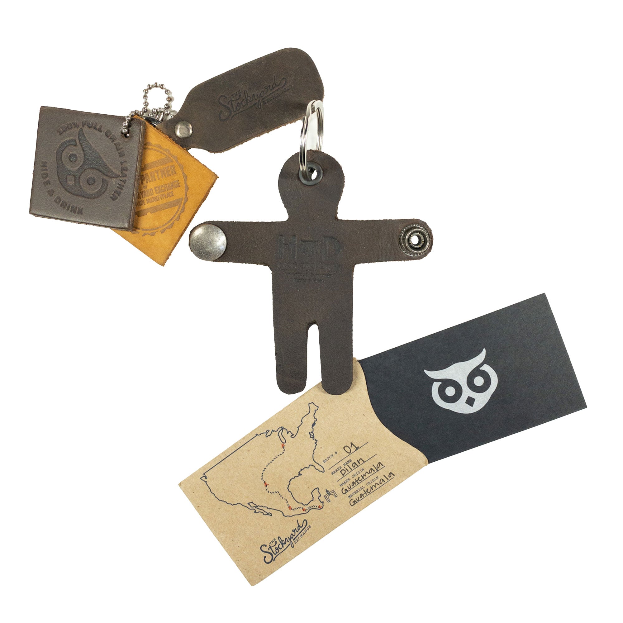 Human Figure Key Chain - Stockyard X 'The Leather Store'