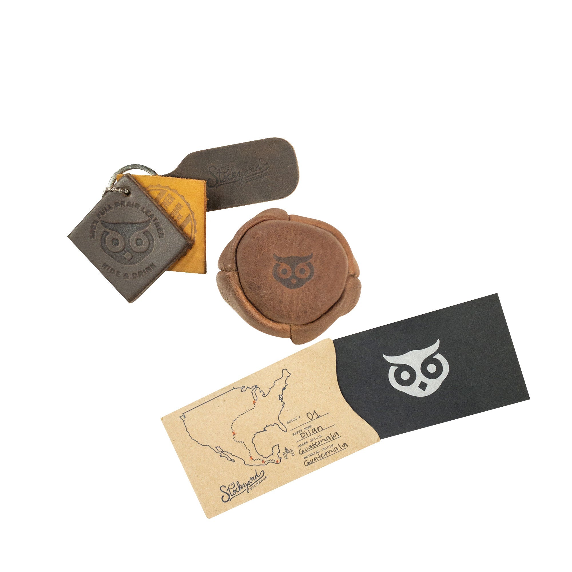 Hide & Drink's Door Knob Cover and accessories showcasing diverse uses. This safety multi-purpose cover made from Full Grain Leather symbolizes quality craftsmanship with artisan touches, making it perfect for proof doors and as a baby proof door knob cover.