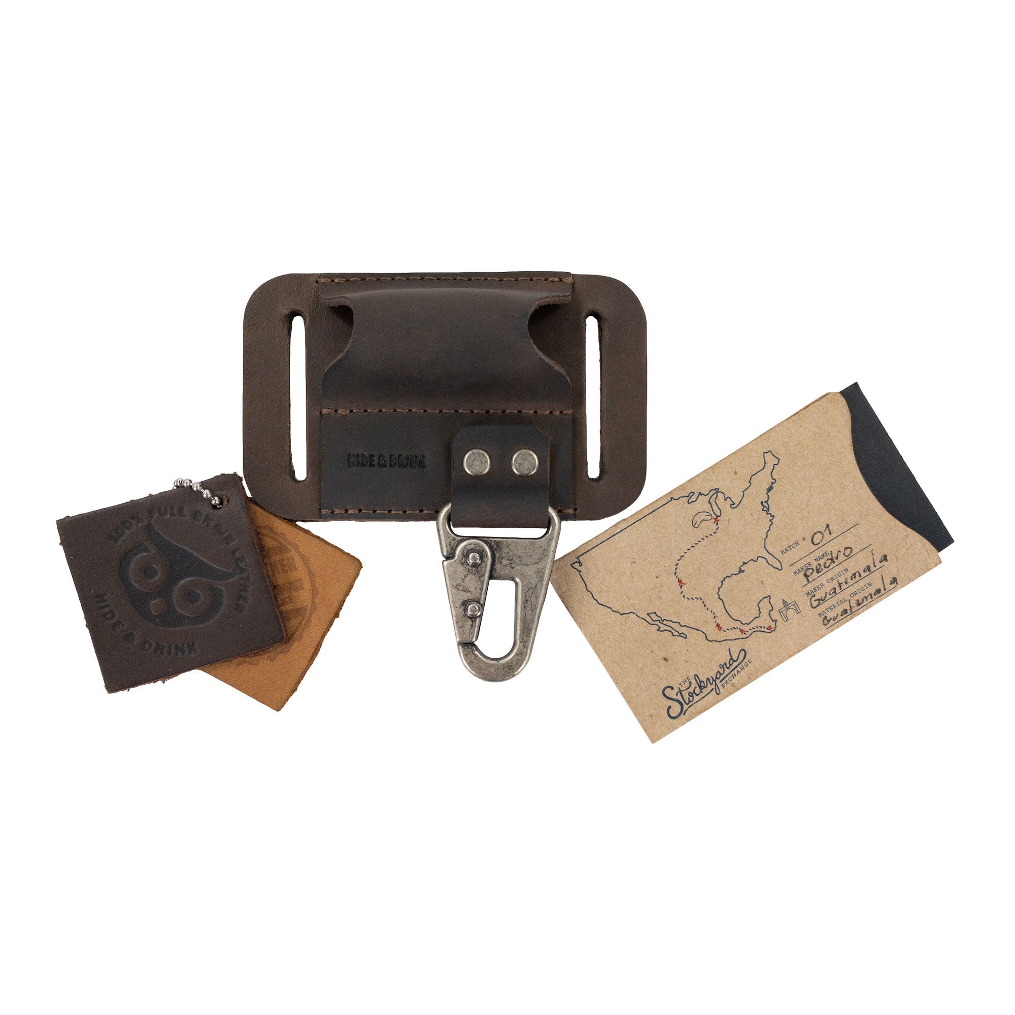 Mini Flashlight Holster with Belt Mount - Stockyard X 'The Leather Store'