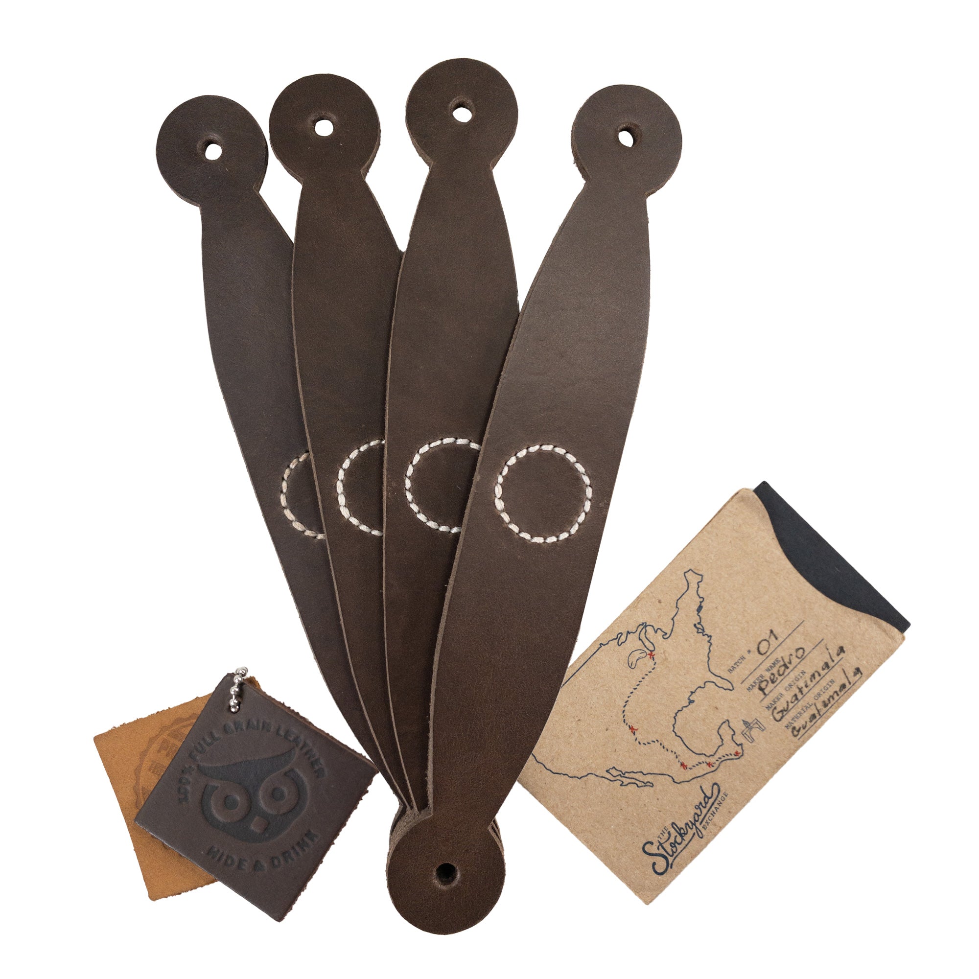 Rounded Drawer Handles (4 Pack) - Stockyard X 'The Leather Store'