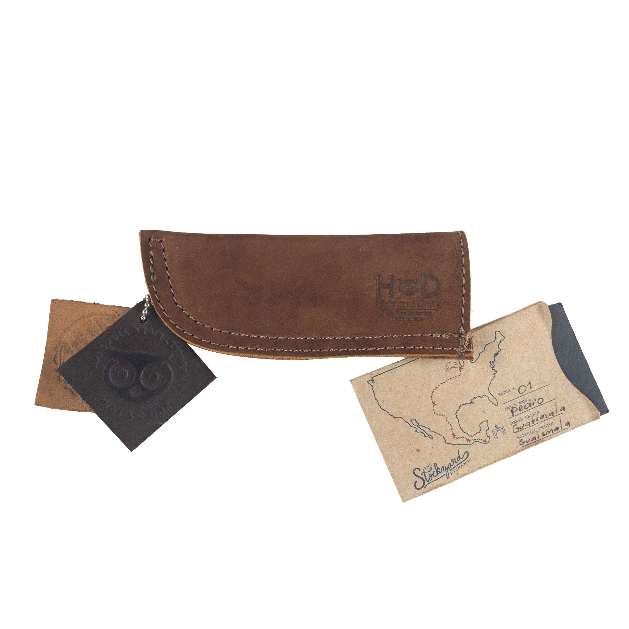Hot Pan Handle Cover by Hide & Drink, featuring artisan craftsmanship for improved grip and heat resistance in cookware, handcrafted in La Antigua Guatemala & Oaxaca Mexico.
