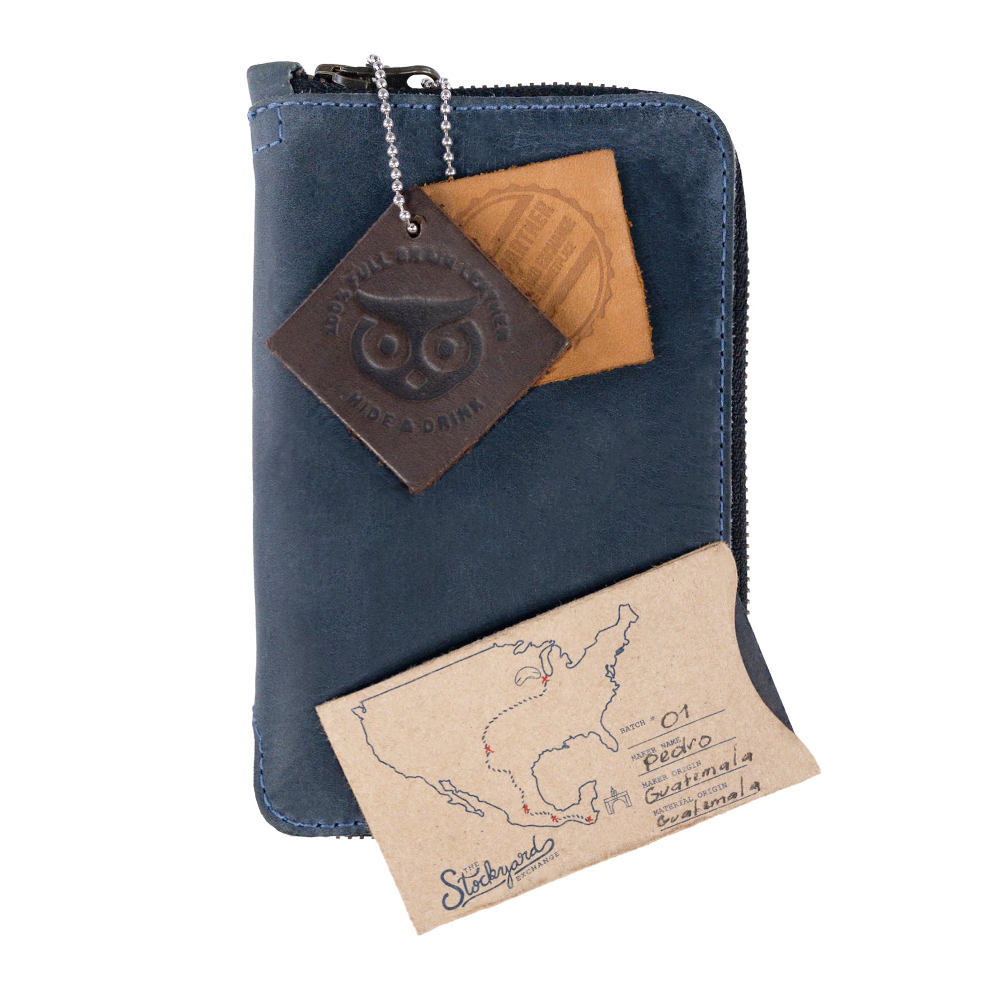 Hide & Drink's Zippered Journal Cover for Moleskine (Notebook NOT Included) with handy pockets for organization, emphasizing utility and style.