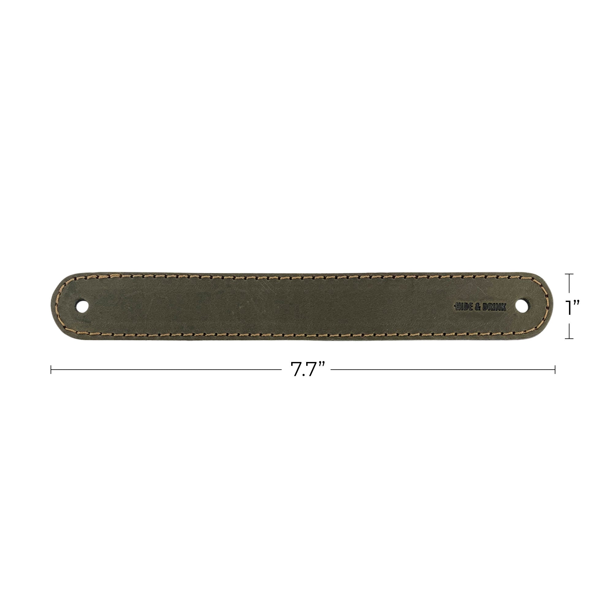 Hide & Drink Drawer Handles (4pk) featuring a selection of luxurious leather handles in varying shades. Perfect for stylish upgrades, each is easy to install and handmade by artisans.