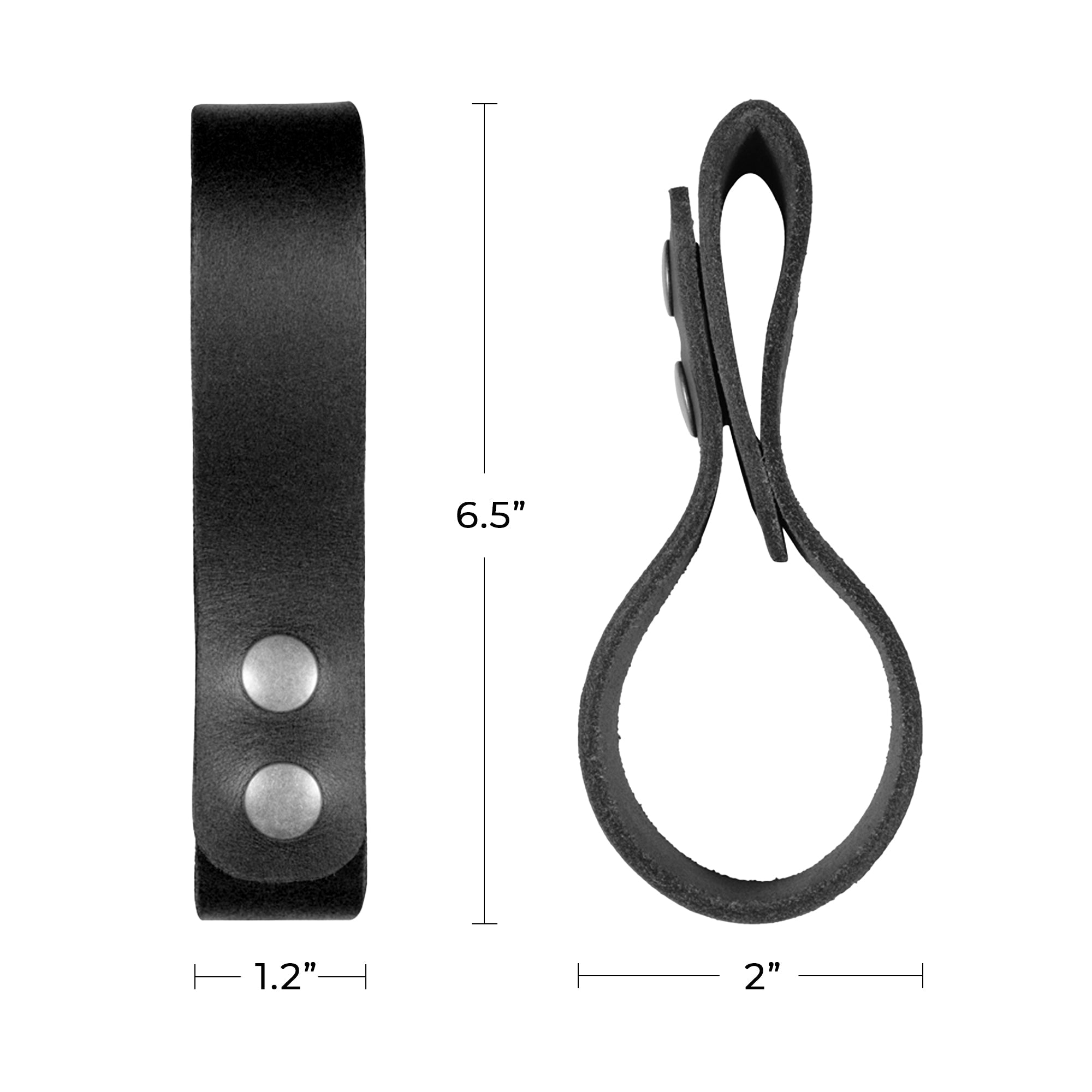 Thick Whip Holster by Hide & Drink, demonstrating a functional design, perfect for cowboys as a whip holster or belt loop bullwhip holder. This rustic strap is made from thick full grain leather, showcasing the quality of small batch production with hand cut, hand sewn finishes, and fire branding by artisans in La Antigua Guatemala and Oaxaca Mexico.