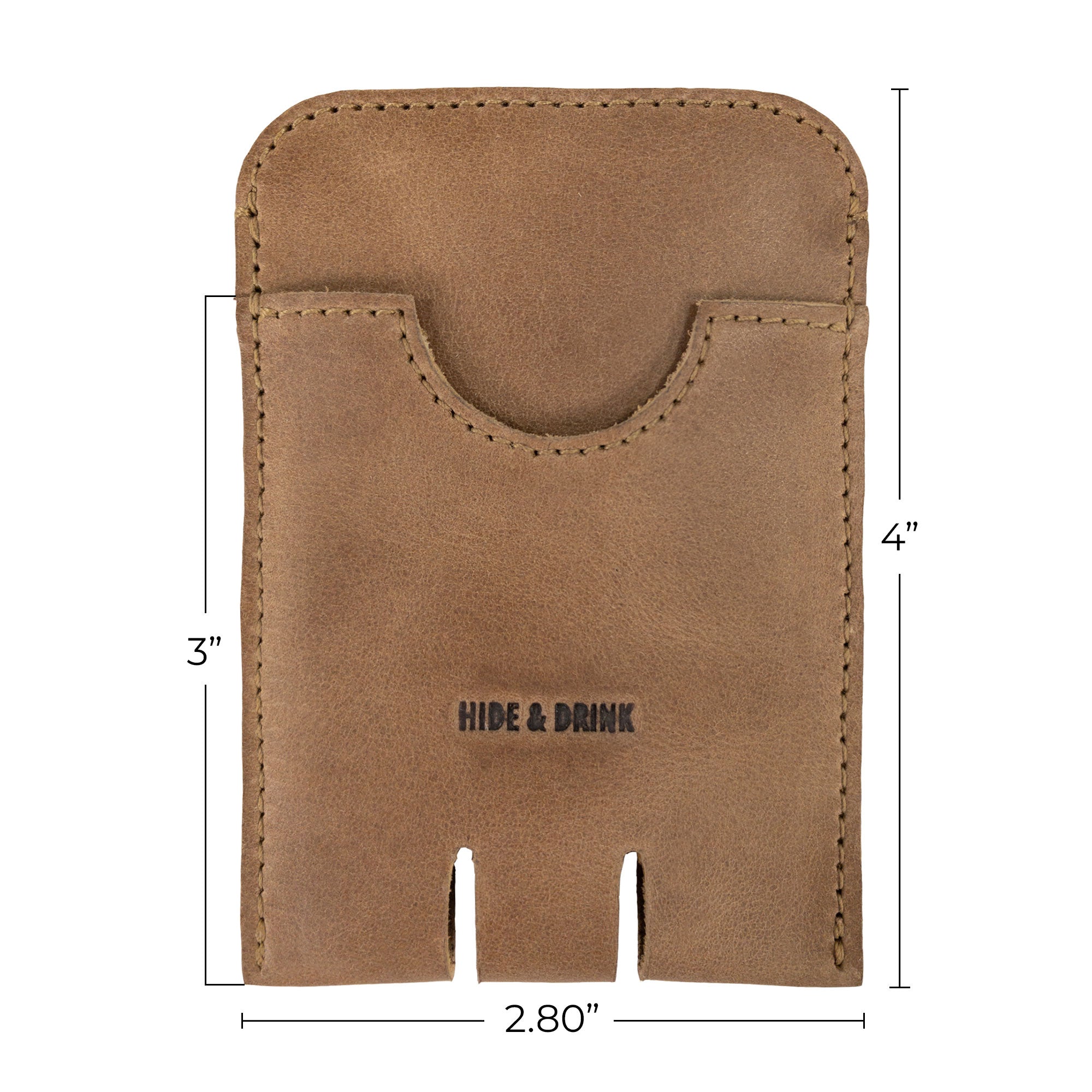 Push Card Holder - Stockyard X 'The Leather Store'