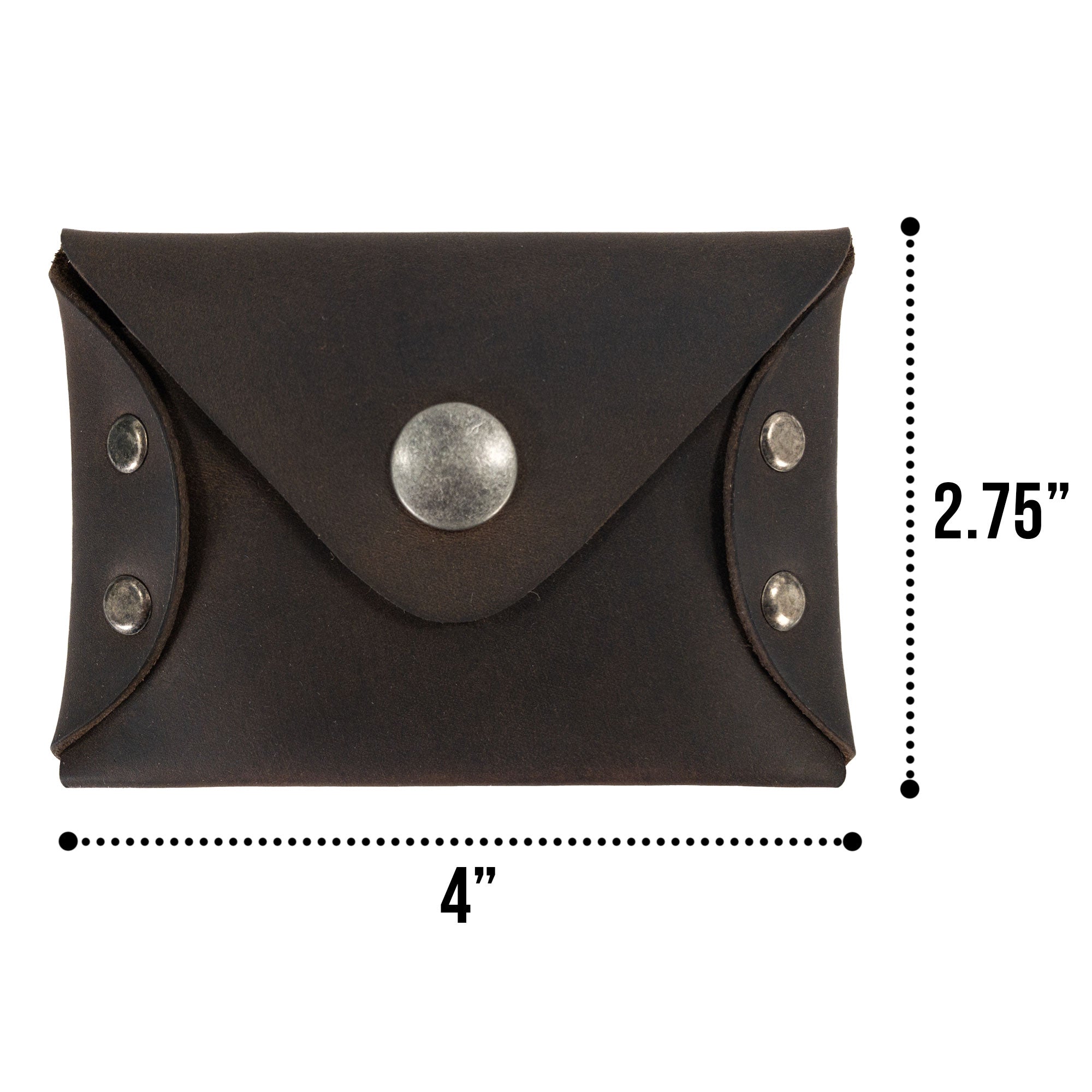 Riveted Unibody Card Holder - Stockyard X 'The Leather Store'