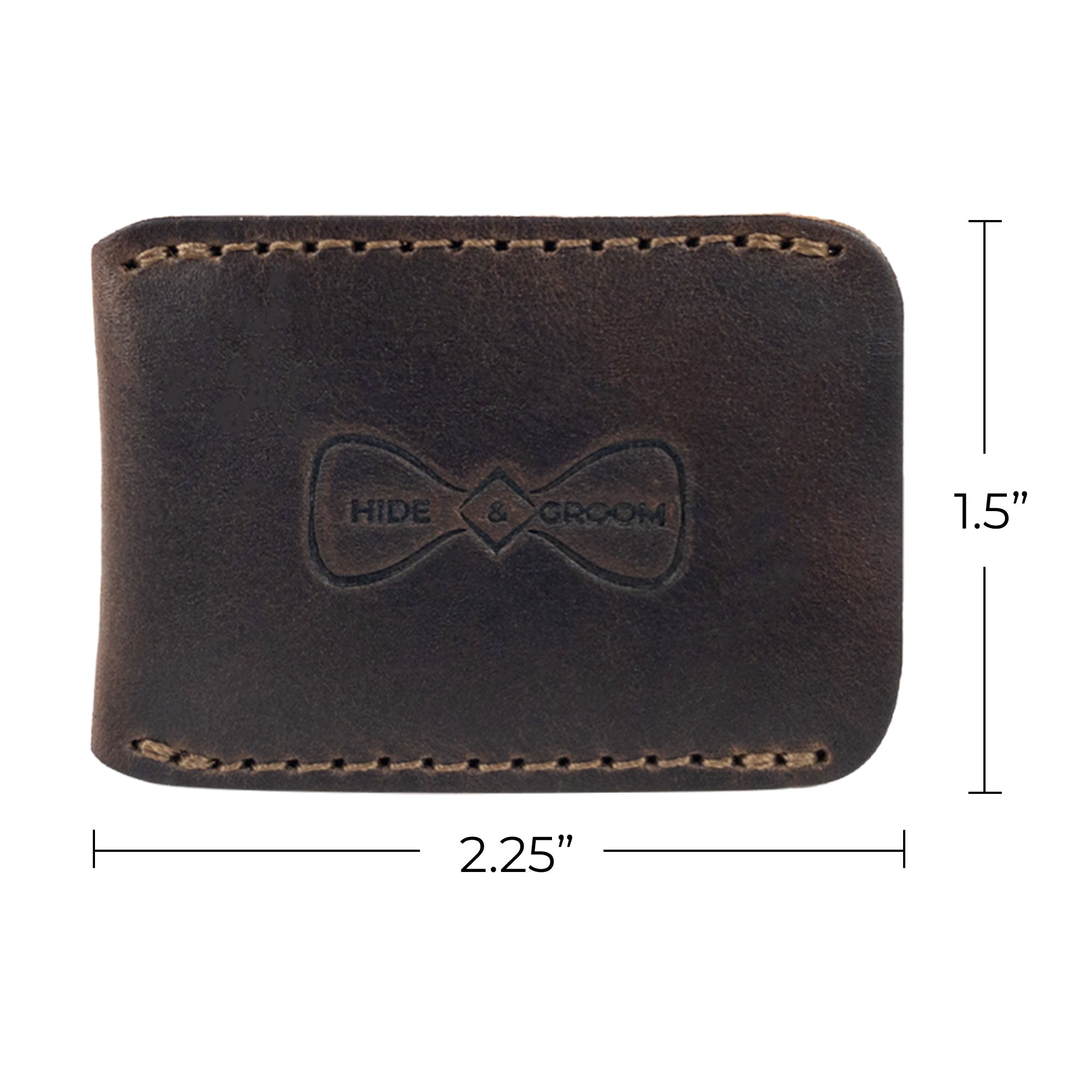 Specifications and dimensions of the Set of 4 Double Edge Safety Razor Head Protective Sheath by Hide & Groom, a perfect gift for groomsmen. This artisan crafted, full grain leather product is proudly handmade in La Antigua Guatemala & Oaxaca Mexico.