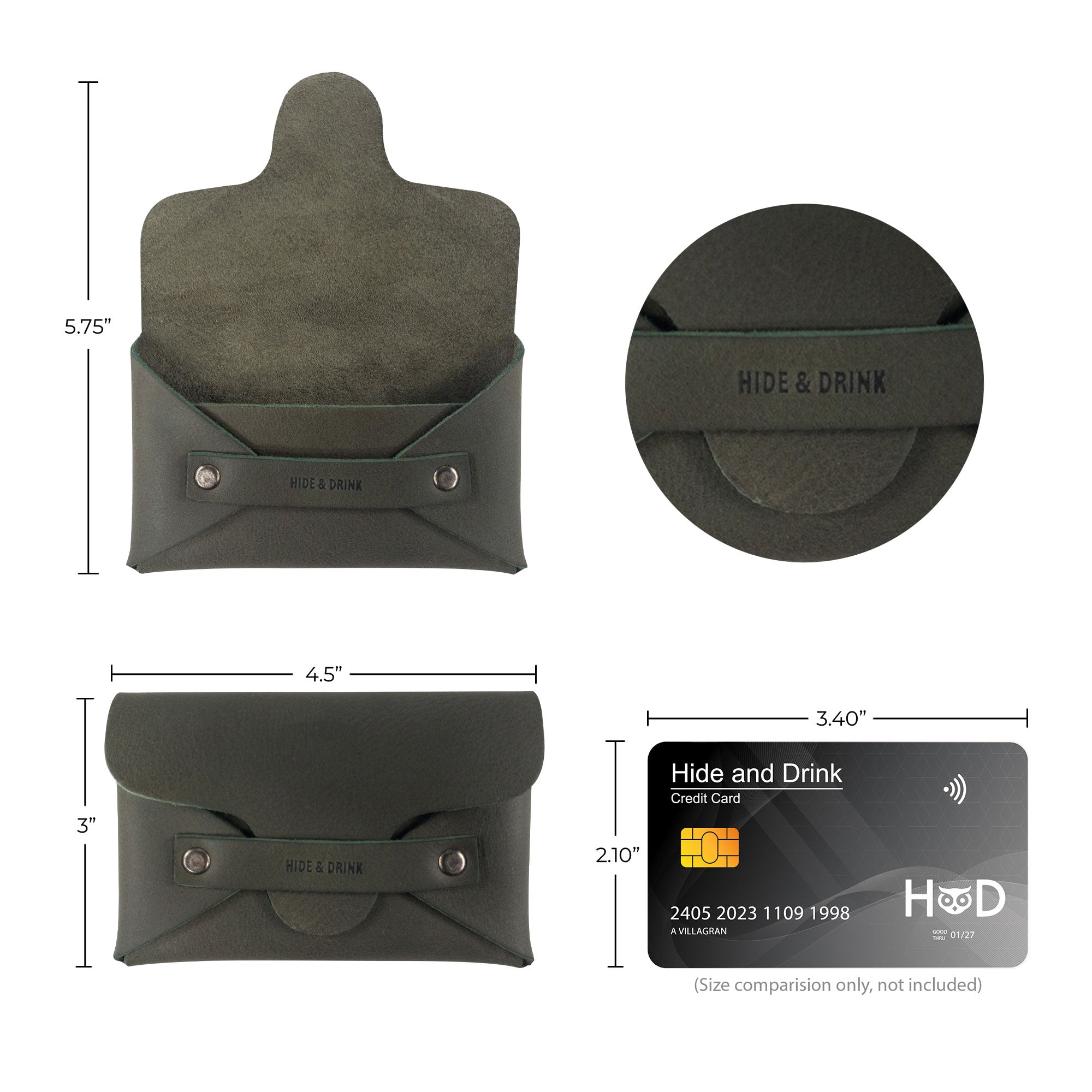 Meet Hide & Drink's Snapless Business Card Holder, a stylish vintage wallet designed for both men and women. This durable pouch made from Full Grain Leather is an excellent money organizer, showcasing the artisanal craftsmanship from La Antigua Guatemala & Oaxaca Mexico.