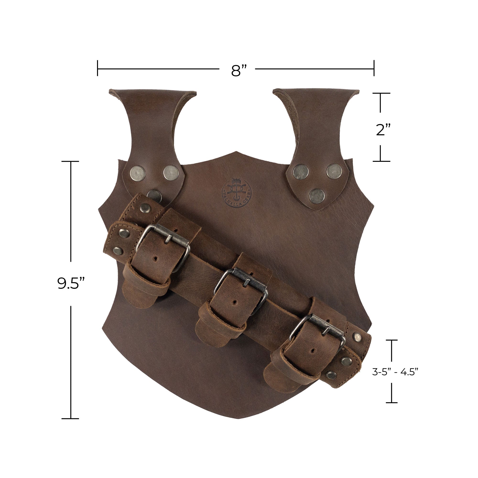 Medieval Sword Frog with Double Belt Loop - Stockyard X 'The Leather Store'
