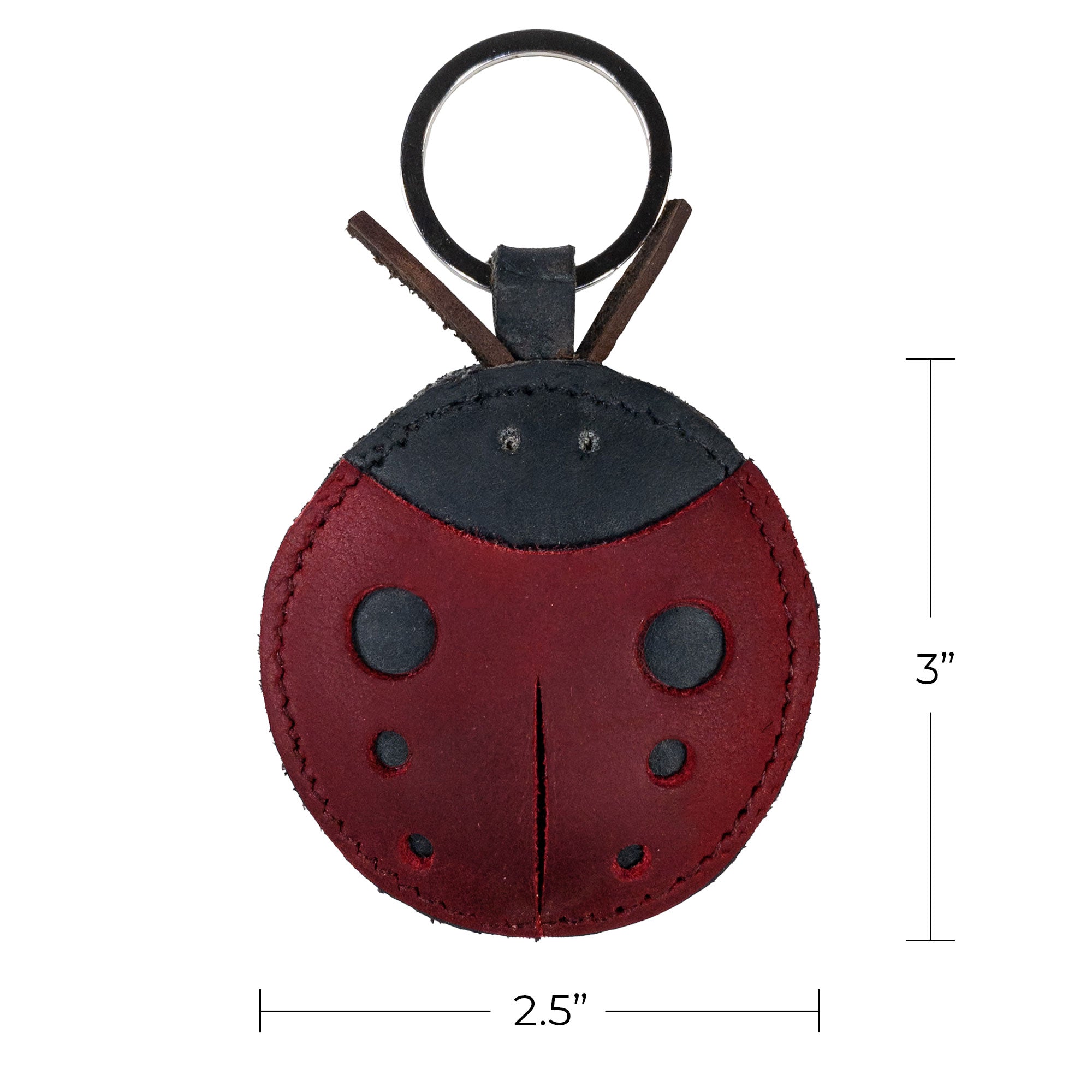 Ladybug Keychain - Stockyard X 'The Leather Store'