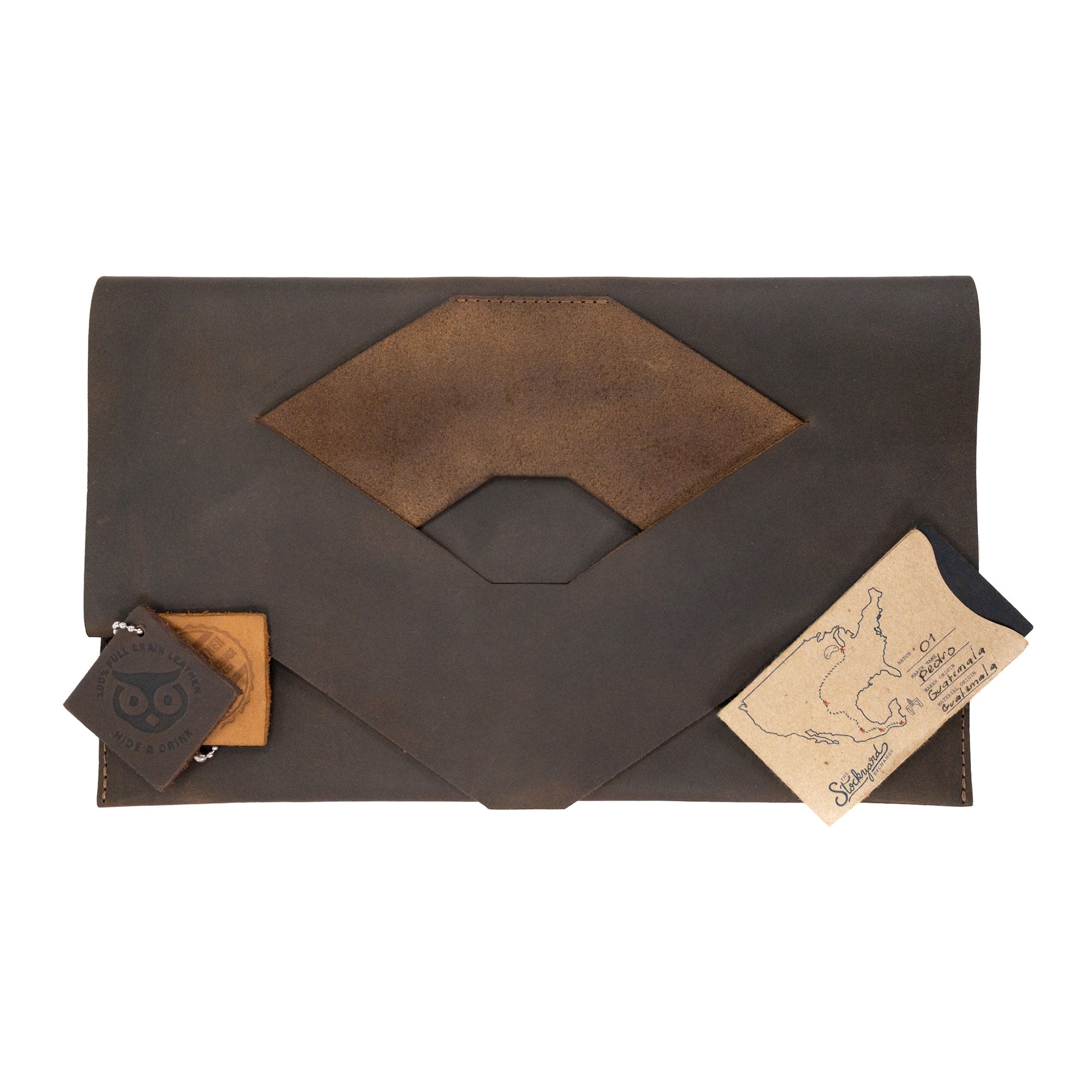 Rectangular Cut Out Clutch Bag - Stockyard X 'The Leather Store'