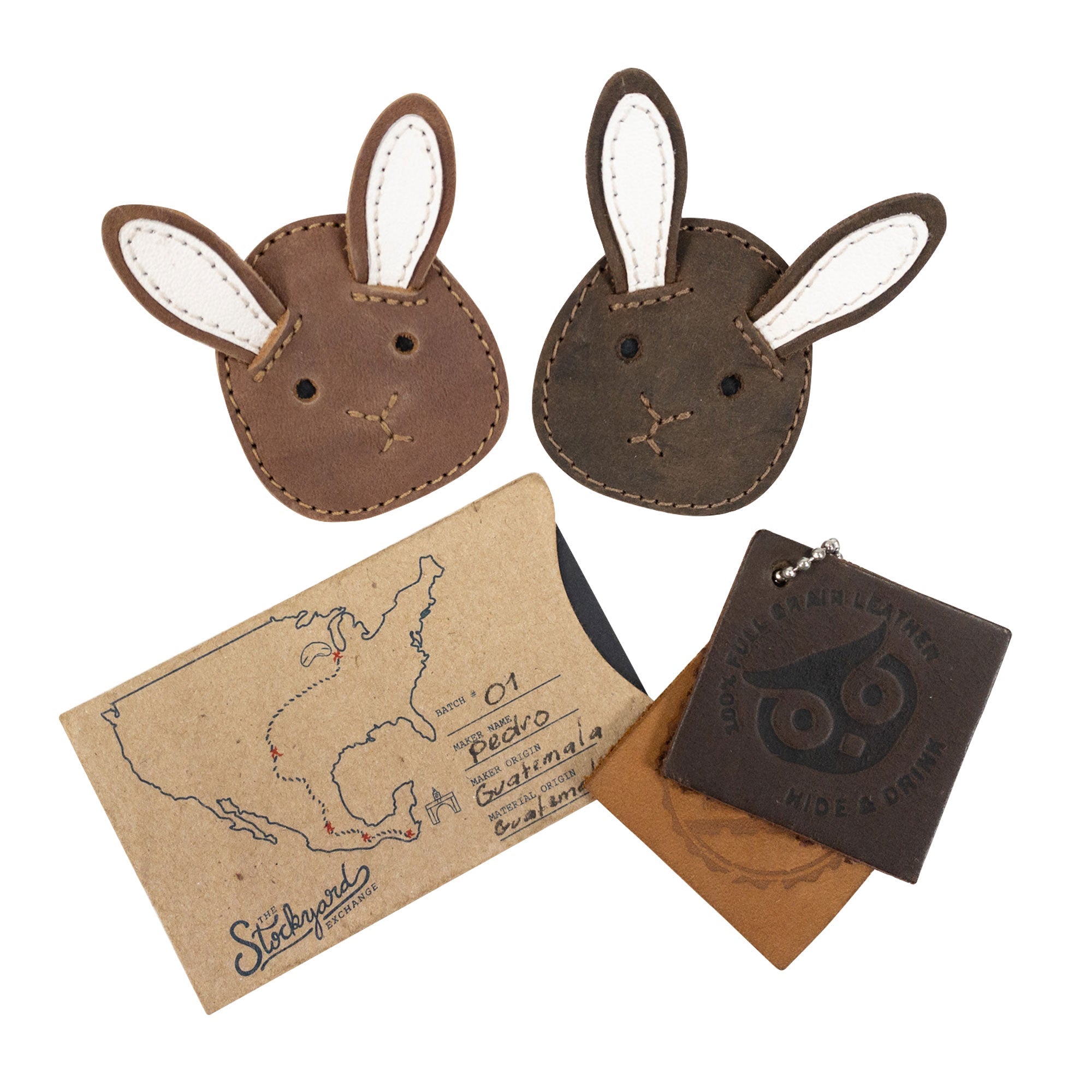 Bunny Shape Accessories for Ponytails (2 Pack) Elastic not Included - Stockyard X 'The Leather Store'
