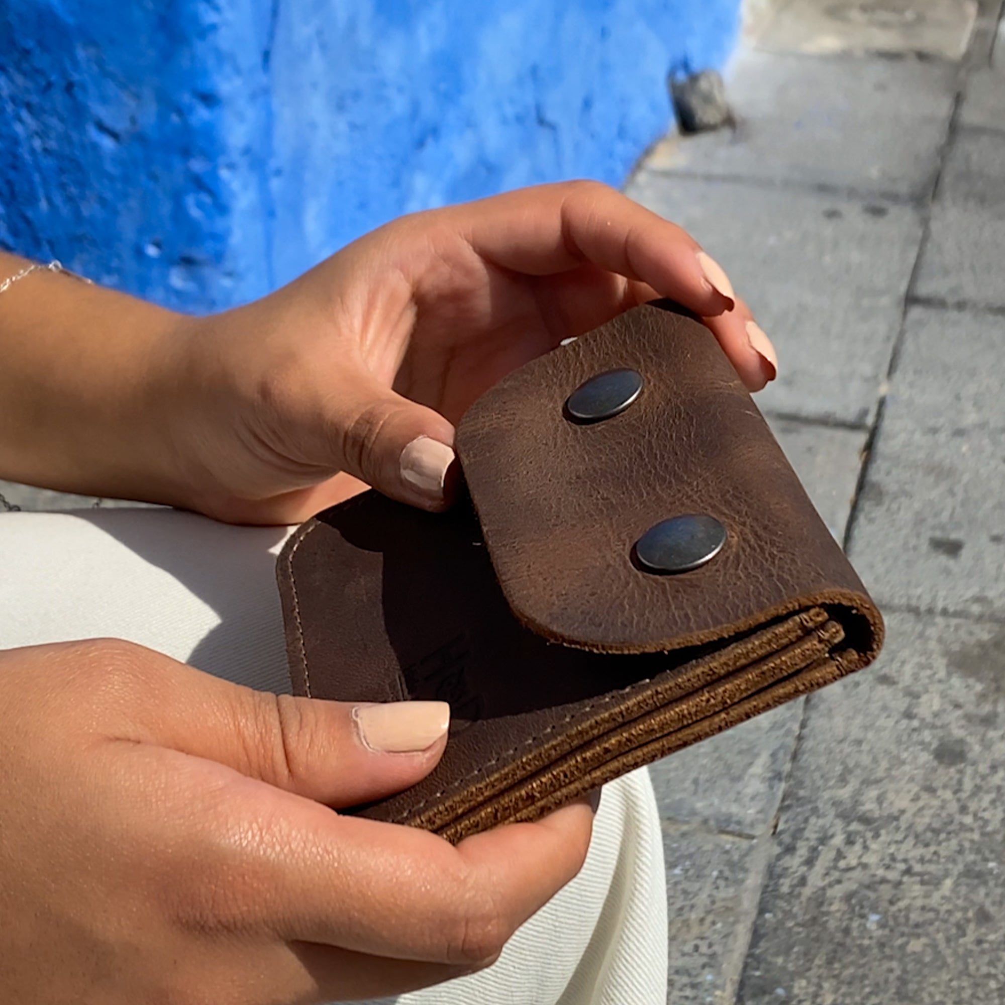 Wide Wallet & Coin Case - Stockyard X 'The Leather Store'