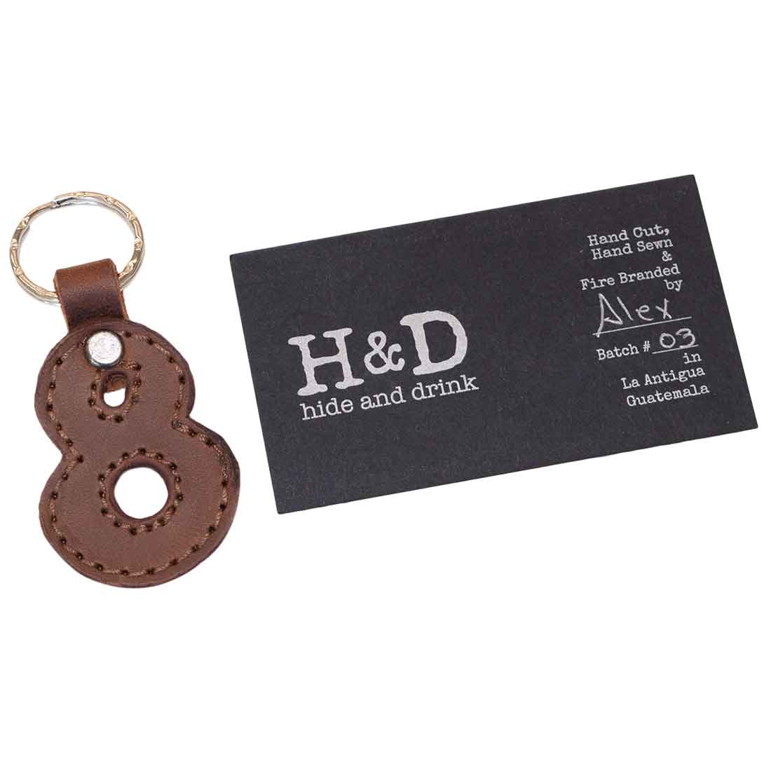 Number Keychain