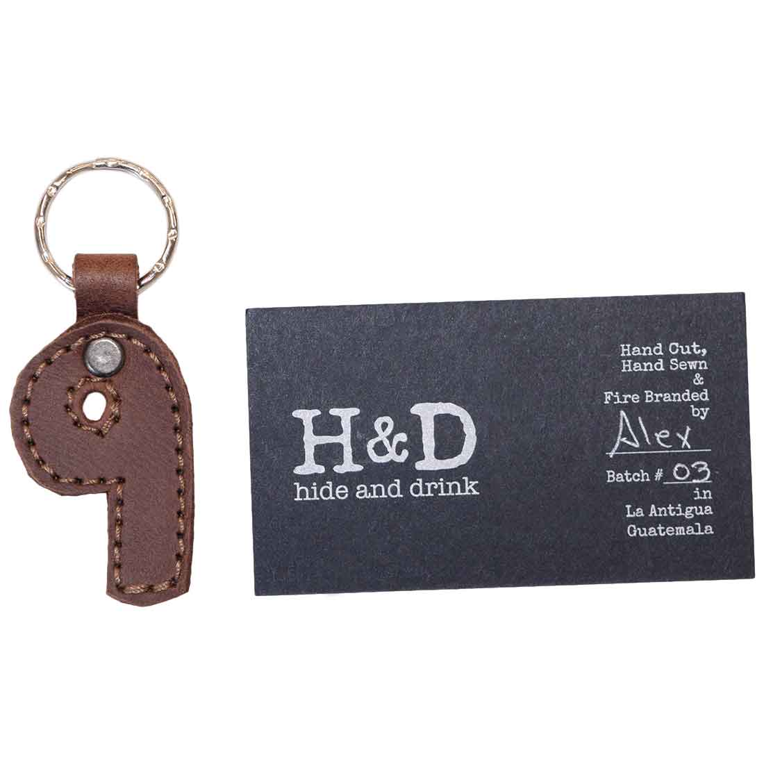Number Keychain