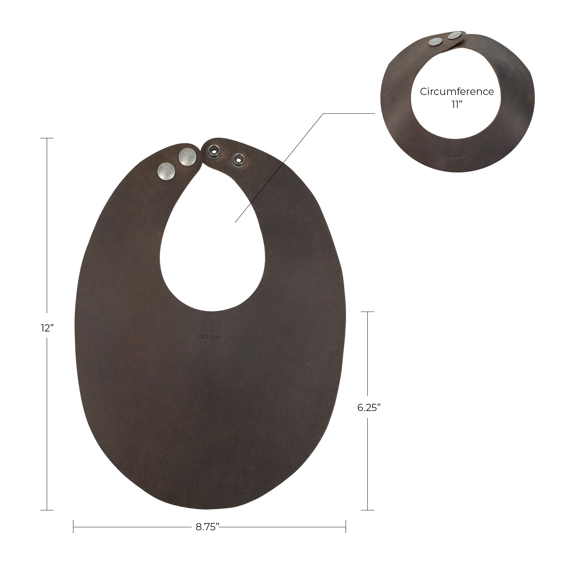 Leather Bib for Costume - Stockyard X 'The Leather Store'