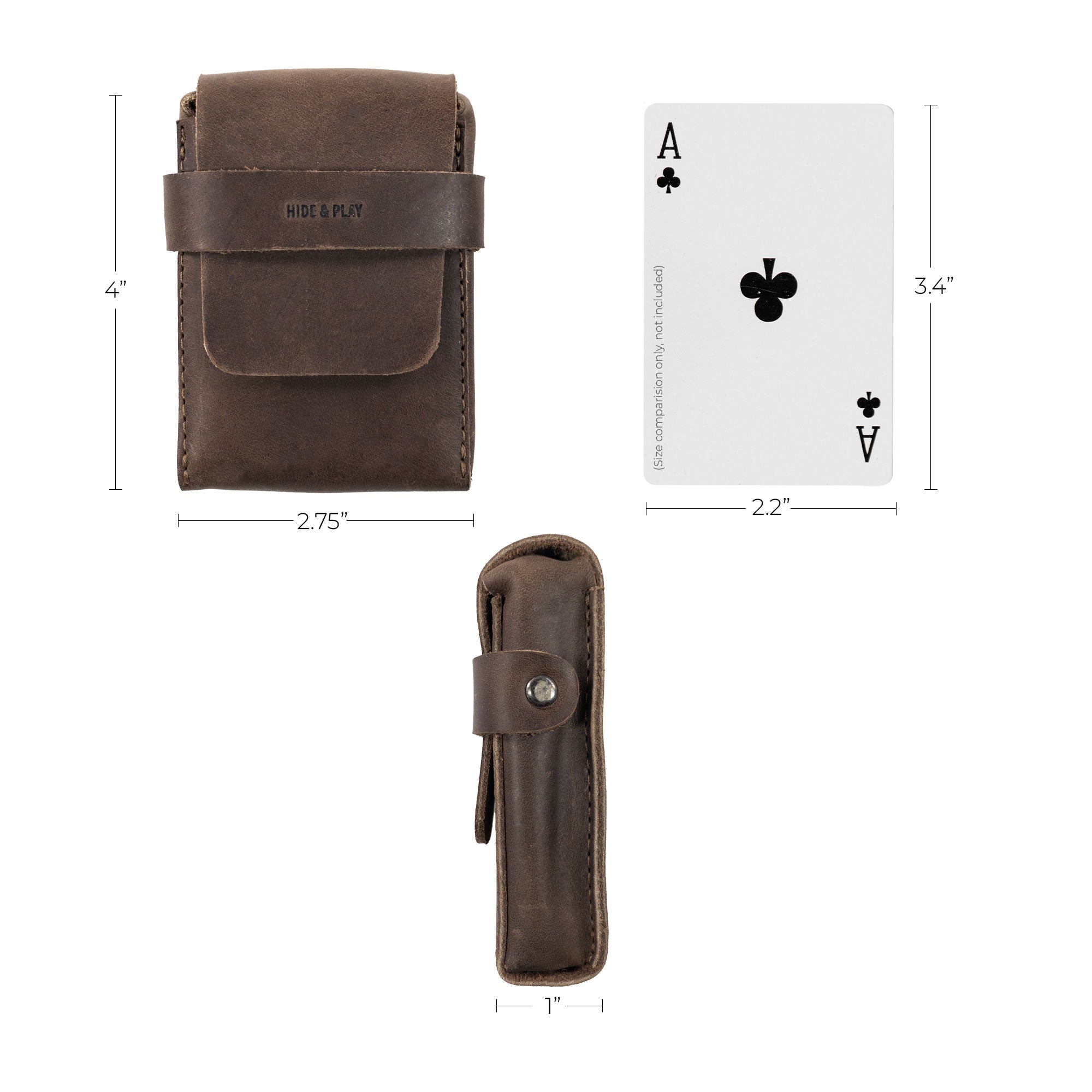 Playing Card Case - Stockyard X 'The Leather Store'