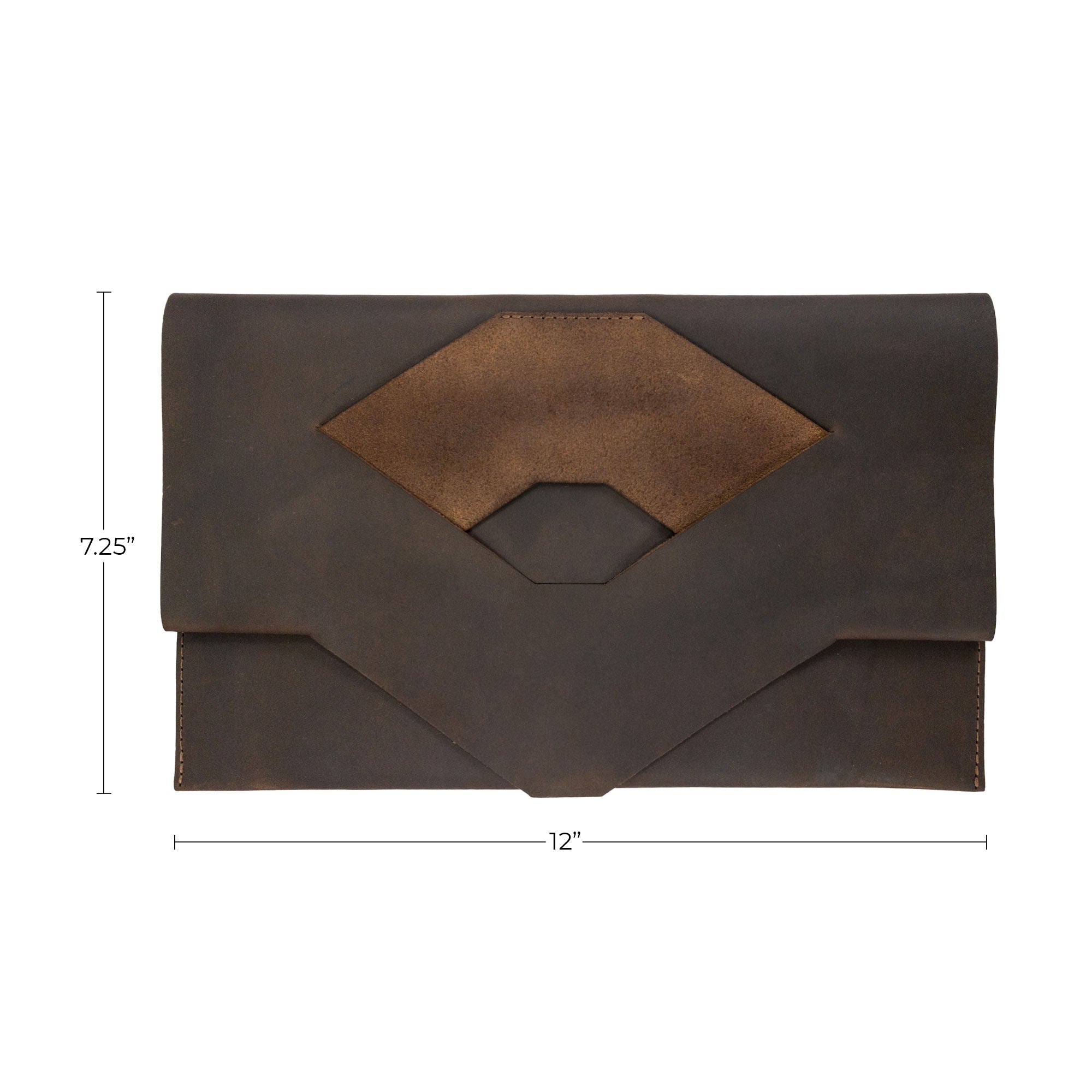 Rectangular Cut Out Clutch Bag - Stockyard X 'The Leather Store'