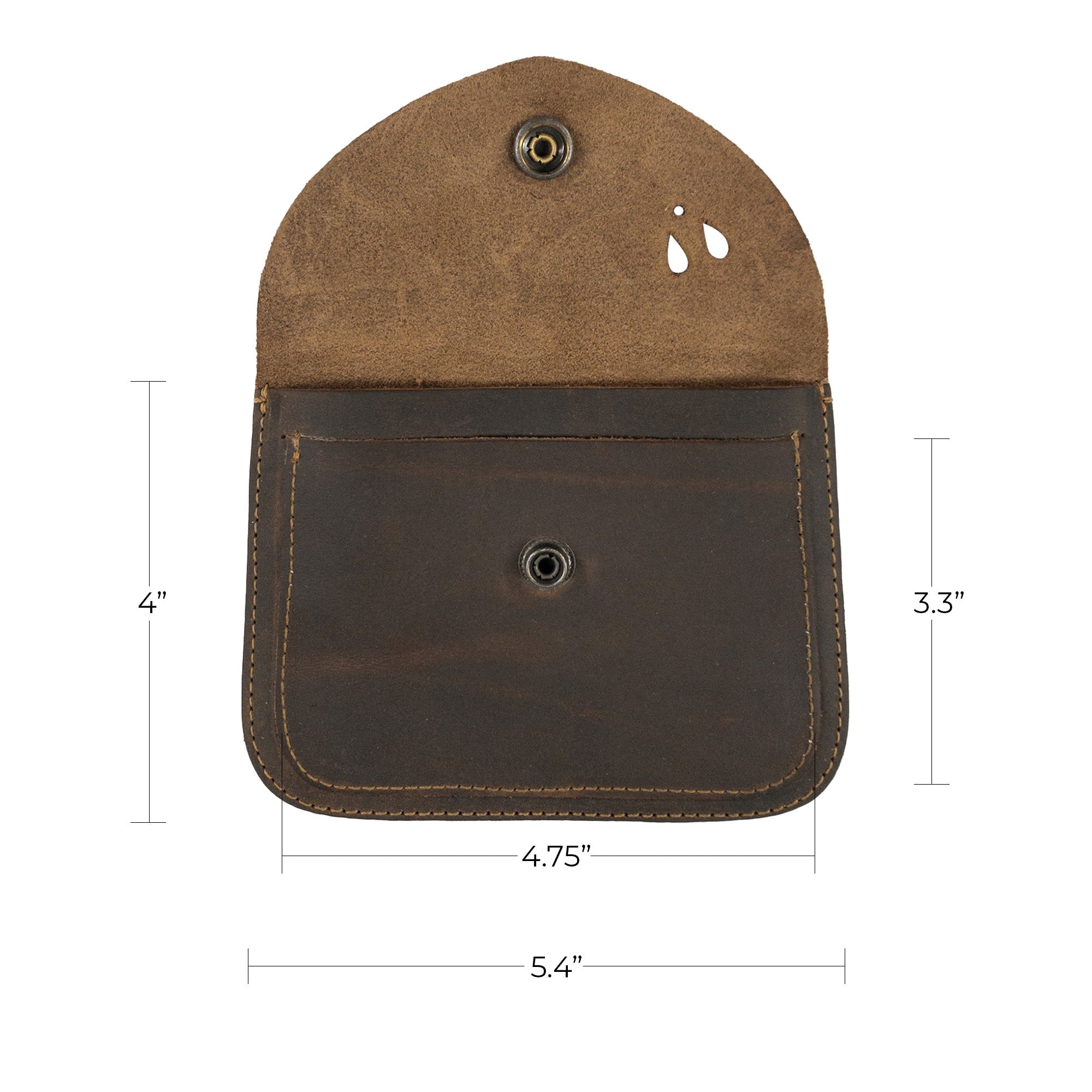 Flower Cut Out Wallet - Stockyard X 'The Leather Store'