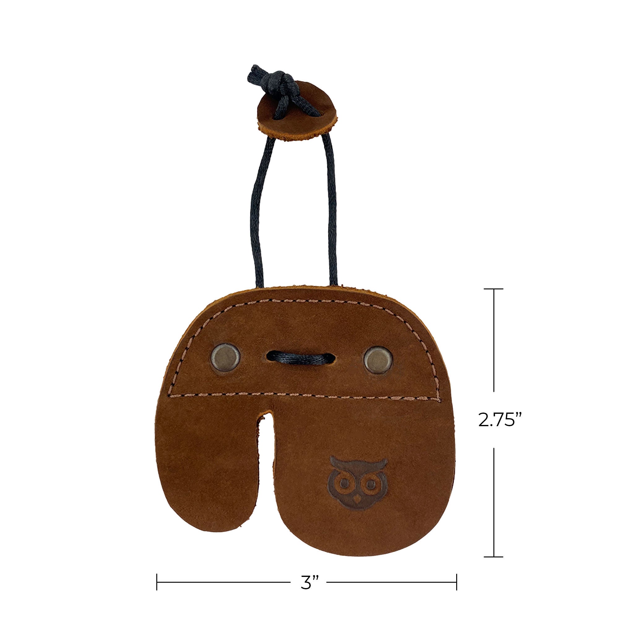 Right Handed Archery Finger Protector by Hide & Drink, highlighting exquisite full grain leather craftsmanship. This essential archery finger tab serves as a protective guard for recurve bows and is perfect for shooting practice gear sports & outdoors. Hand made through small batch production techniques, featuring hand cut, hand sewn details and fire branded artisan quality, crafted in La Antigua Guatemala.