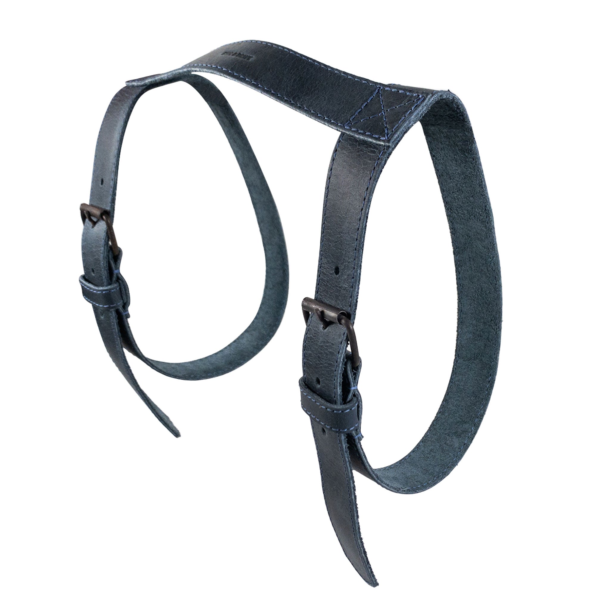 Stylish Blanket Carrier from Hide & Drink, made with Full Grain Leather, features adjustable straps for comfortable carrying, ideal for camping and travel, reflecting artisan quality from La Antigua Guatemala & Oaxaca Mexico.