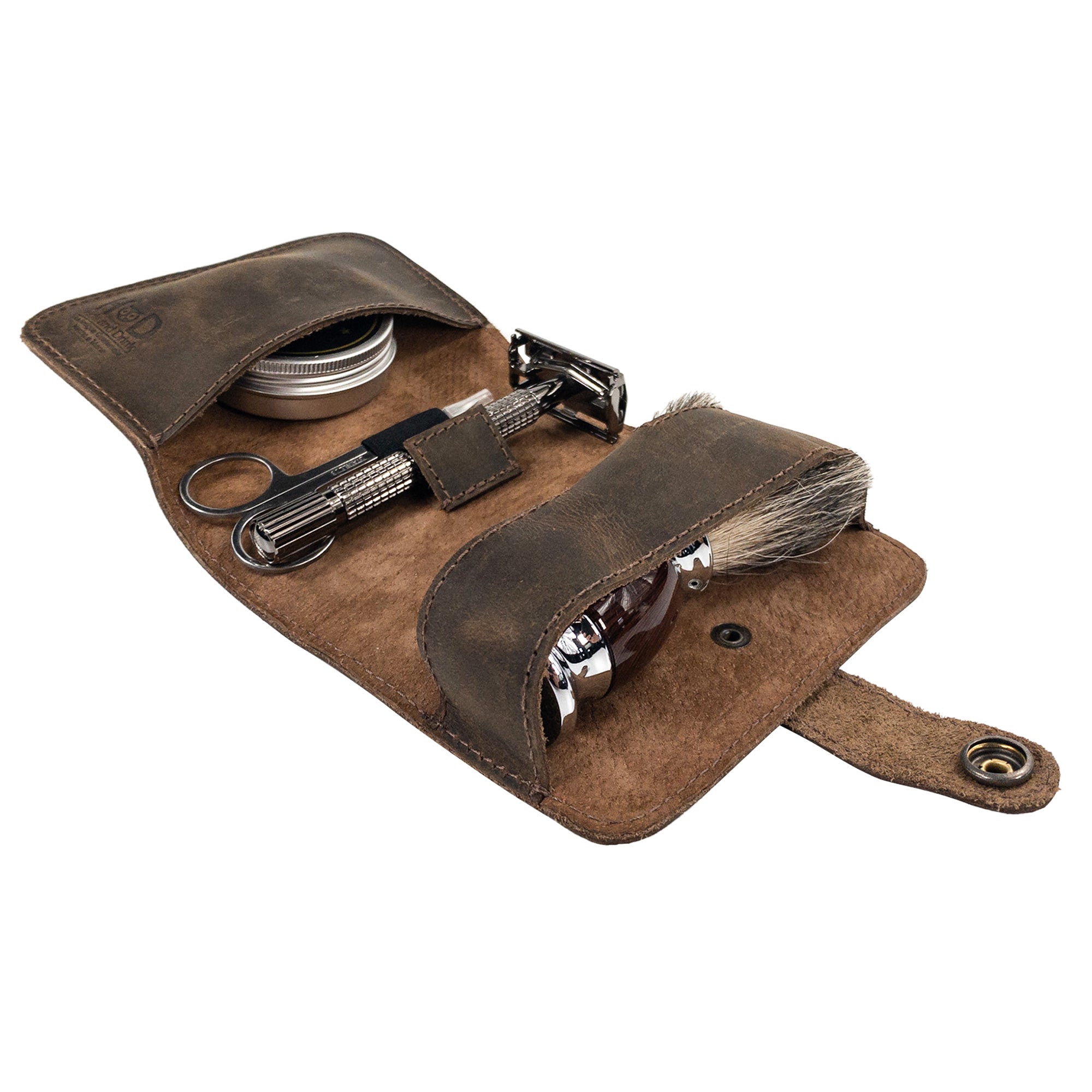Shaving Traveling Kit - Stockyard X 'The Leather Store'