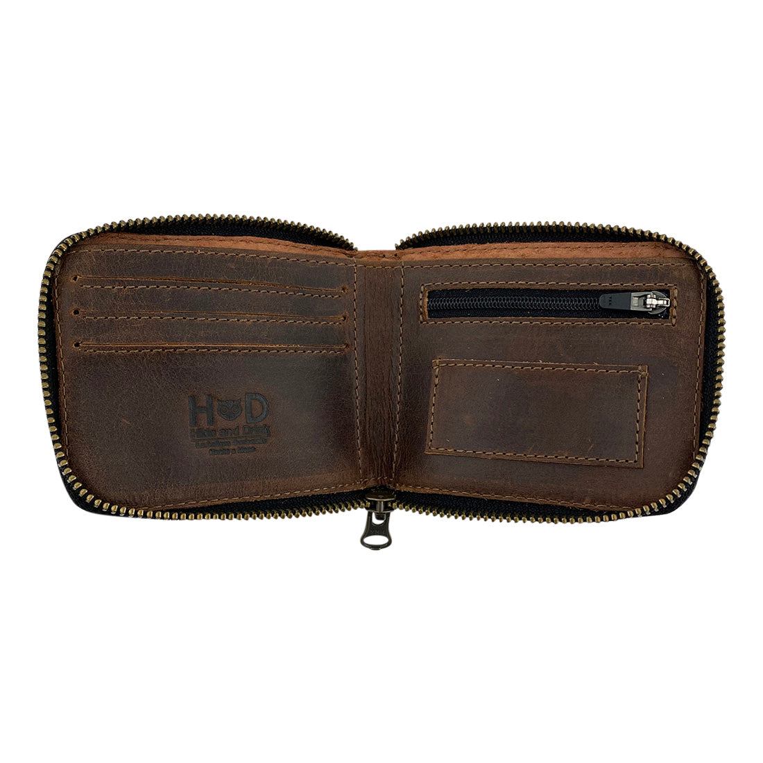 Zippered Wallet - Stockyard X 'The Leather Store'