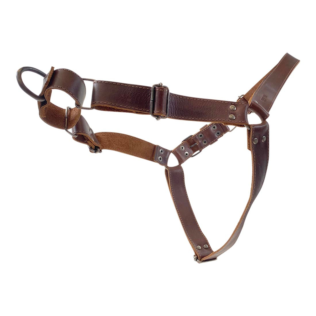 Easy Walk Leather Dog Harness - Stockyard X 'The Leather Store'
