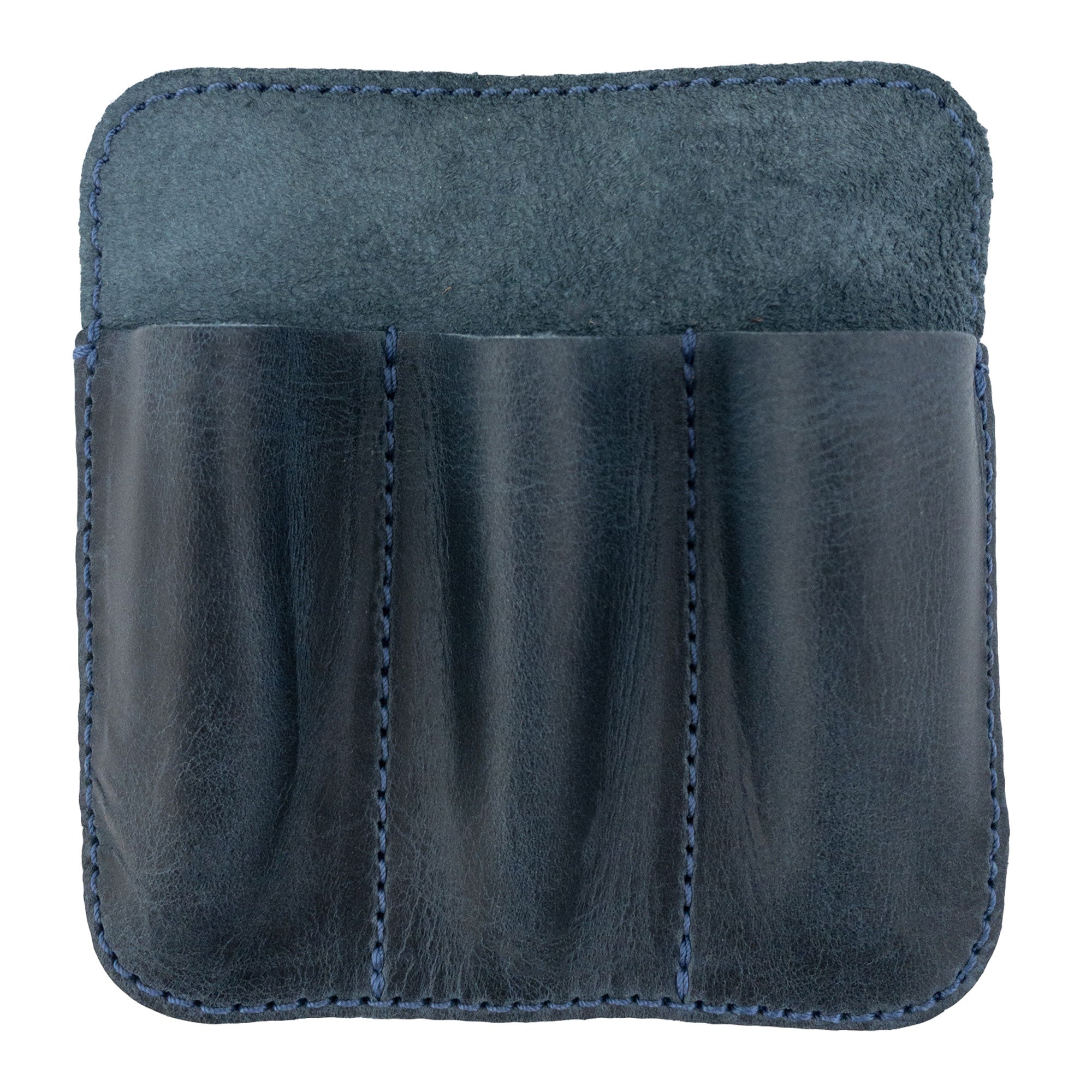 Dimensions of the Hide & Drink Minimalist Tool Pocket highlighted, focusing on its practical design. This small yet functional Full Grain Leather Tool Pocket Pouch is crafted by artisans in La Antigua Guatemala, reflecting StockyardX’s commitment to small batch production.