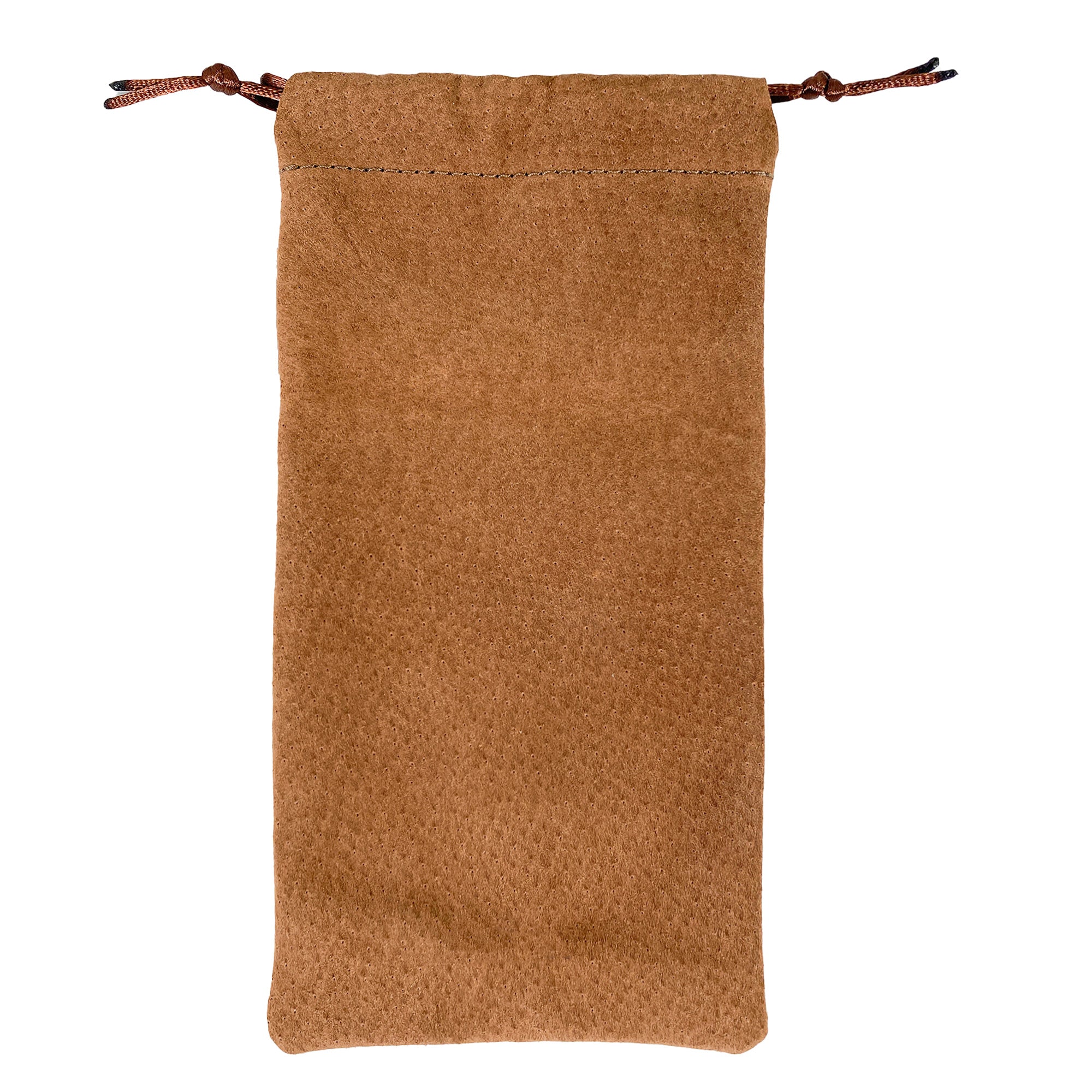 Hide & Drink Drawstring Bag for Pipe, elegantly made from sheepskin leather. Ideal for travel, this artisan piece represents the quality of handmade, fire branded designs from small batch production in Guatemala & Oaxaca.