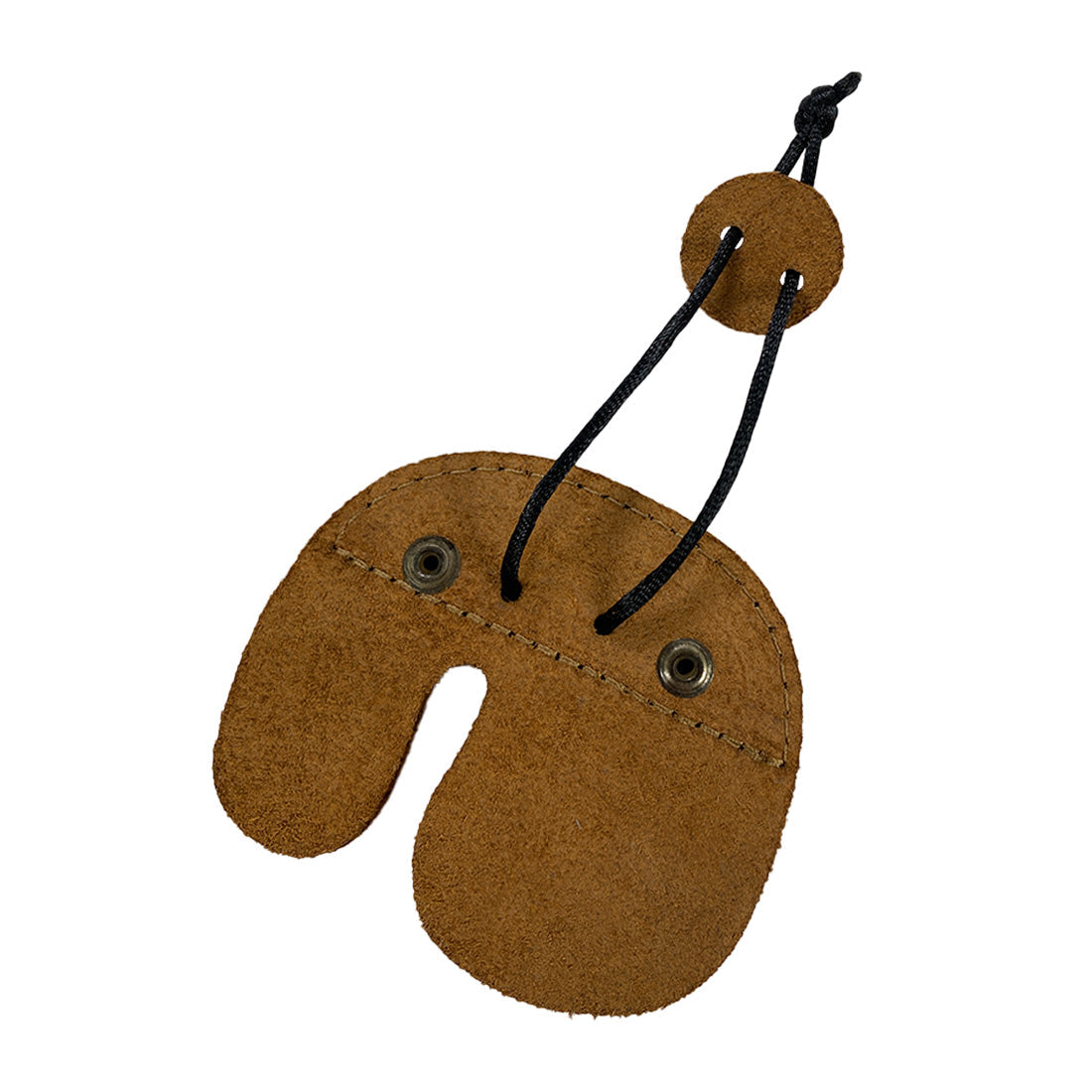 The Hide & Drink Left Handed Archery Finger Protector accentuates its intricate craftsmanship. This Archery Finger Tab is a Protect Guard for Recurve Bows, perfect for full shooting practice gear representation, made from quality Full Grain Leather. Artisan interest is reflected in StockyardX's production methods.
