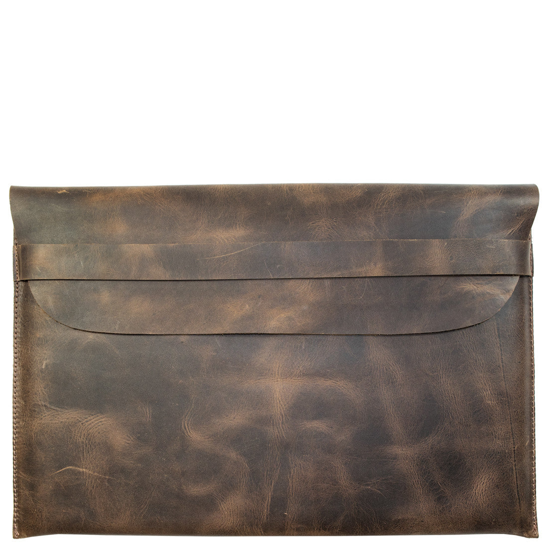 Tablet Slim Case from Hide & Drink showcasing a handcrafted full grain leather sleeve designed for iPad 2 & iPad 3. This stylish case features a minimalistic design, perfect for protecting your device. Each sleeve is made with care through small batch production, using artisan techniques including hand cutting and hand sewing, ensuring quality and durability. Handmade in La Antigua Guatemala & Oaxaca Mexico.