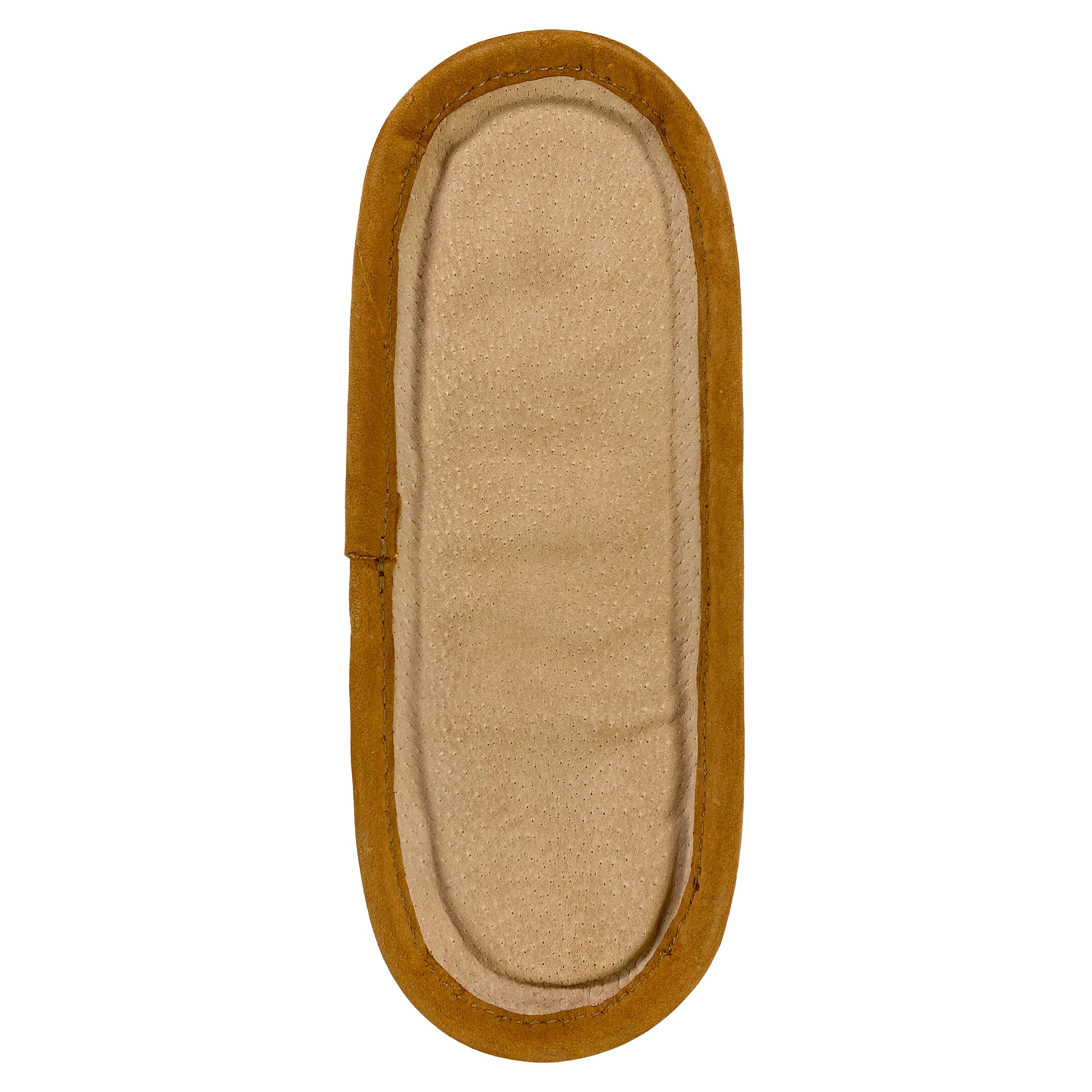 Inner lining of the Hide & Drink Shoulder Pad Replacement shows its high-quality suede material, ideal for Shoulder Pad Replacement for Briefcases & Messenger Bags, Laptop Cases, Satchels. Handmade with care through small batch production in La Antigua Guatemala & Oaxaca Mexico.