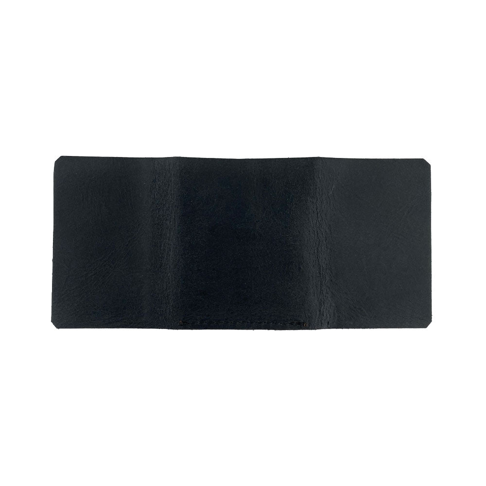 Presenting the Hide & Drink Minimalist Wallet Bills Only, this image features its quality materials and design as an Ultra Minimalist Wallet. Made from Full Grain Leather, this cash organizer is a testament to small batch production and artisan hand sewn quality.