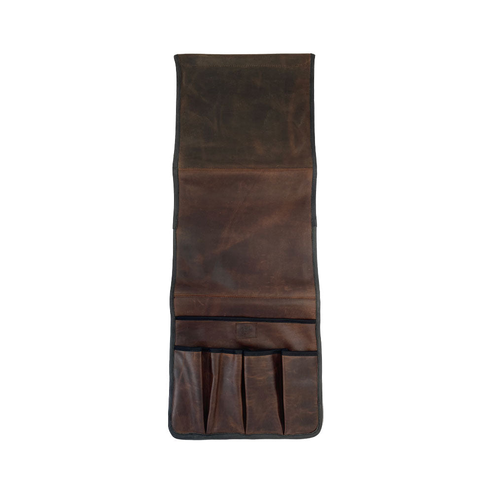 Non Slip Remote Control Holder Bourbon Brown - Stockyard X 'The Leather Store'
