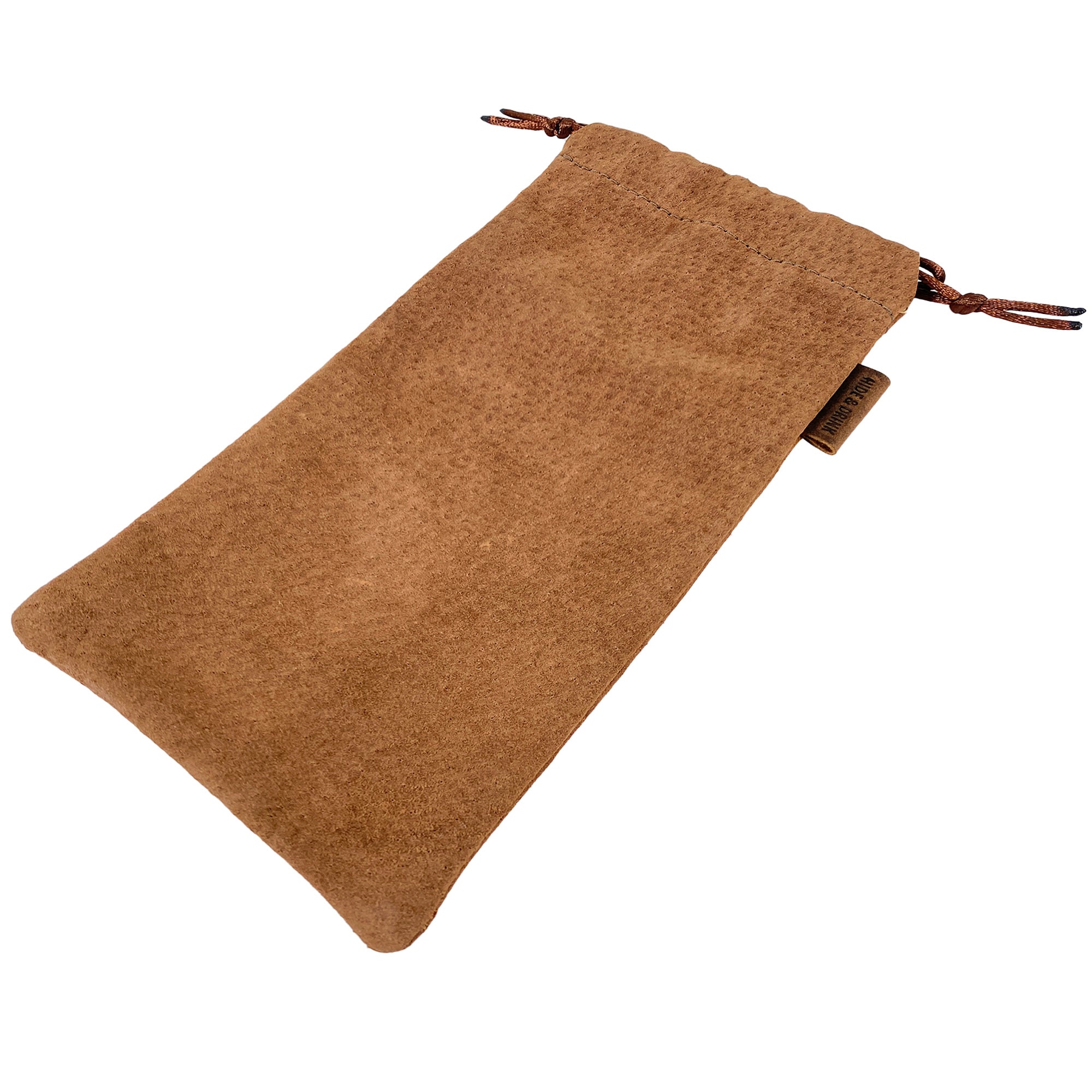Hide & Drink Drawstring Bag for Pipe, designed with premium sheepskin, perfect for your tobacco pipe. This luxurious handmade item features artisan craftsmanship from La Antigua Guatemala & Oaxaca.