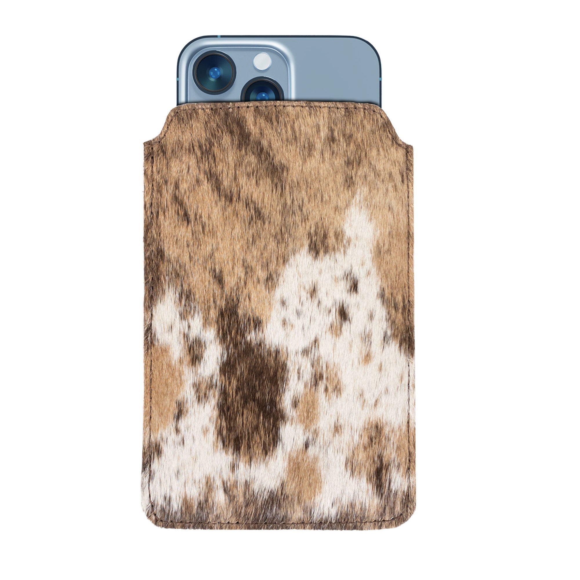 Cell Phone Sleeve Compatible with iPhone 13/14 Pro Max - Stockyard X 'The Leather Store'