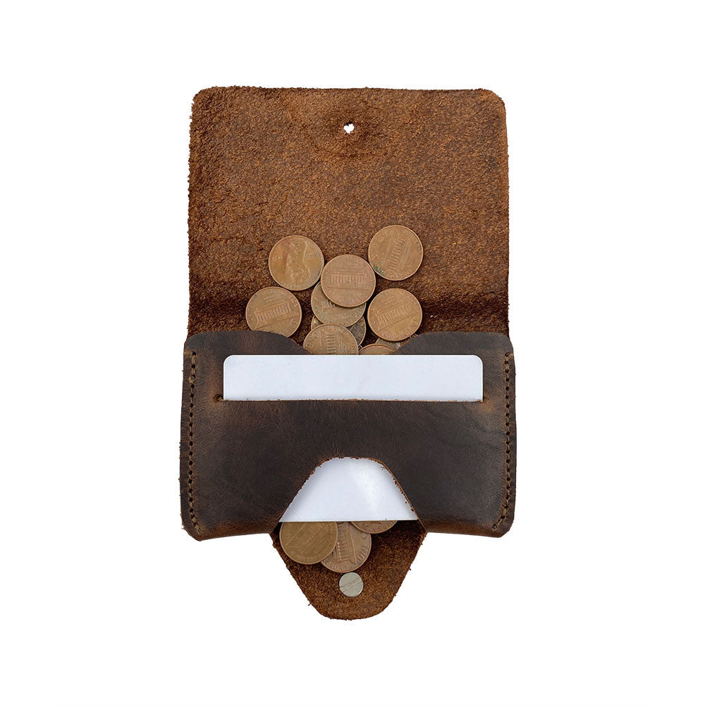 Easy Coin Release Card Holder - Stockyard X 'The Leather Store'