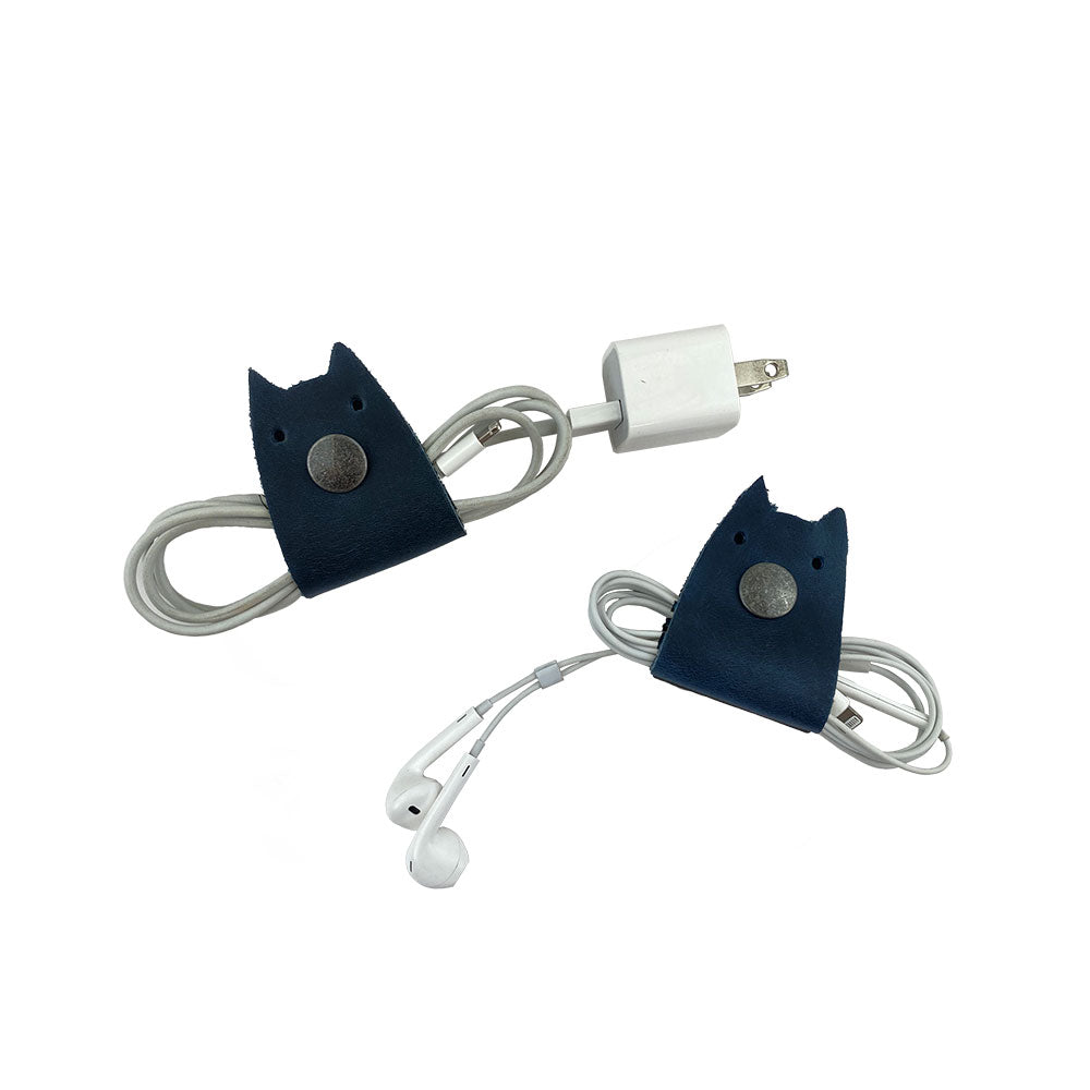 Cat Shaped Cord Keeper (2-Pack) - Stockyard X 'The Leather Store'